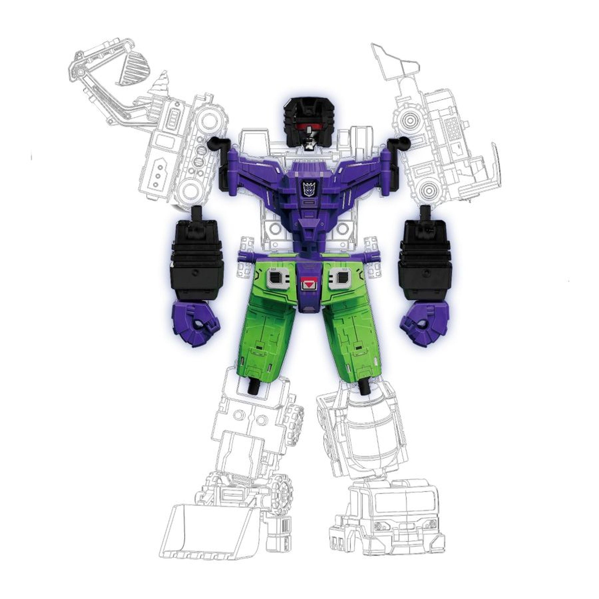 Blokees Transformers Defender Version Devastator Combining Accessory