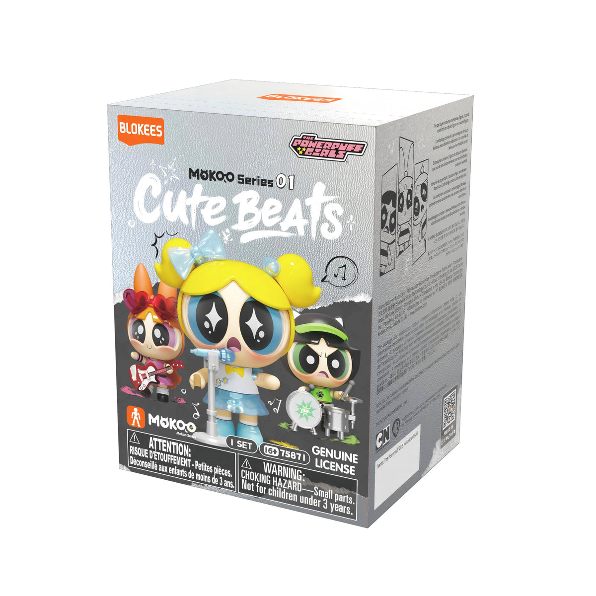 Blokees The Powerpuff Girls Daadoos Mokoo Series 01 Cute Beats Blind Box