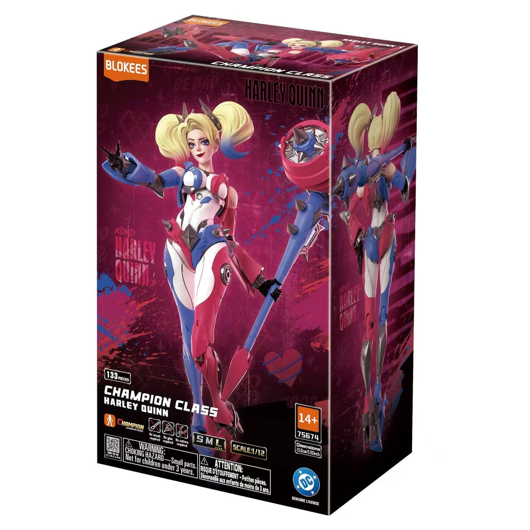 Blokees DC - Champion Class 04 Harley Quinn Model Kit