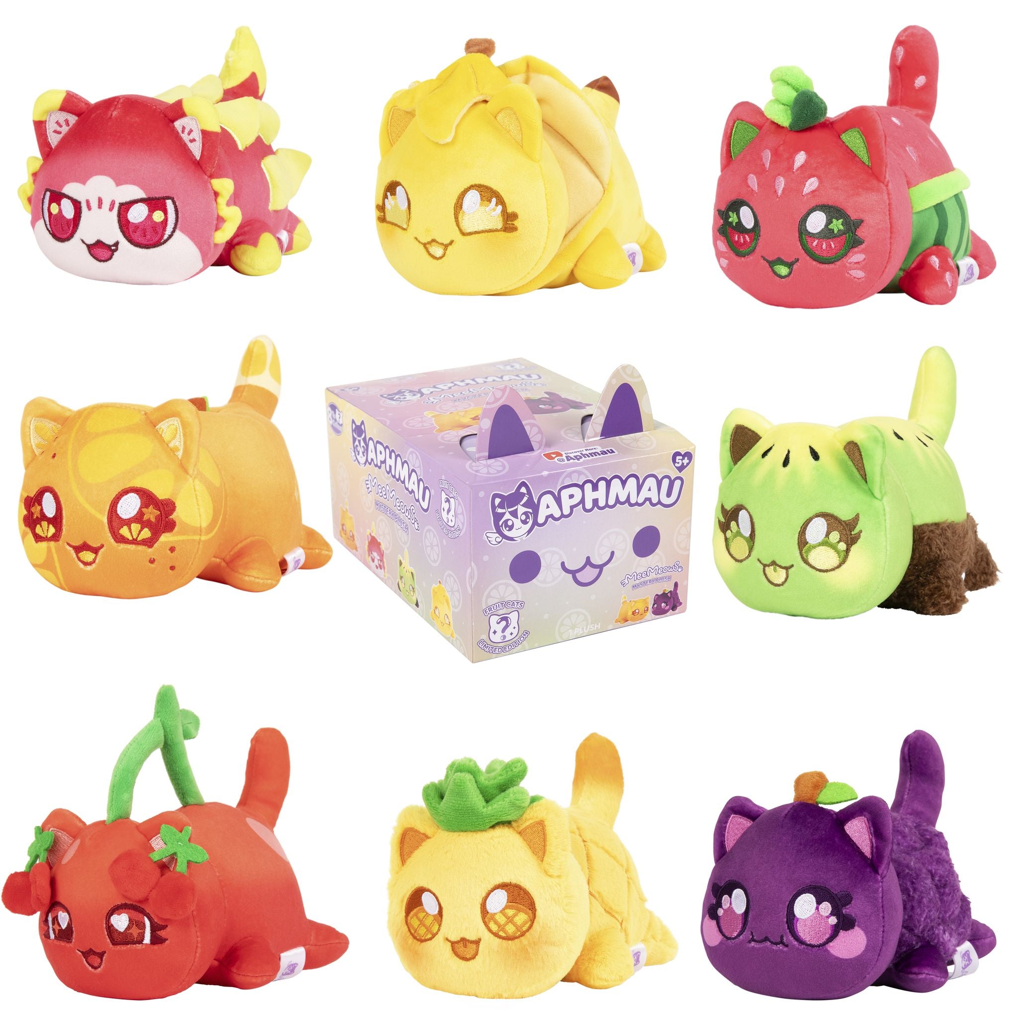 Aphmau Mystery MeeMeows 6 Inch Plush - Fruit Cats