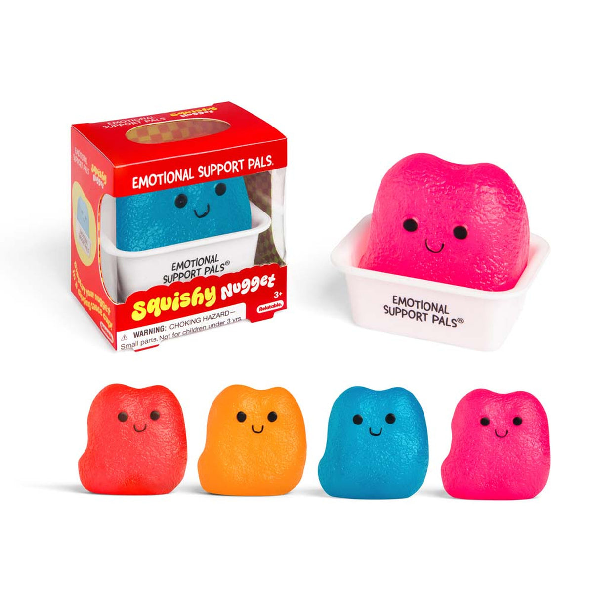 Relatable Emotional Support Pals - Squishy Nuggets Assorted Styles