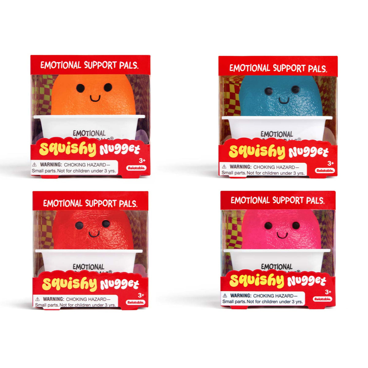 Relatable Emotional Support Pals - Squishy Nuggets Assorted Styles