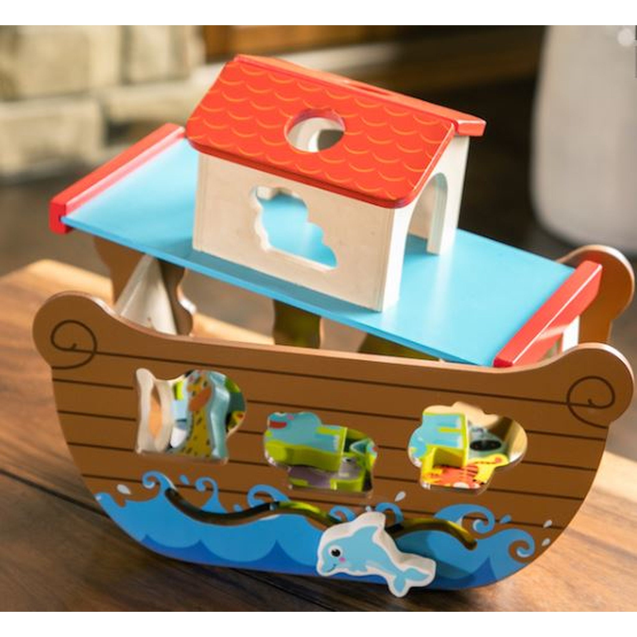 Fat Brain Toys Noah's Ark Sort & Play Set