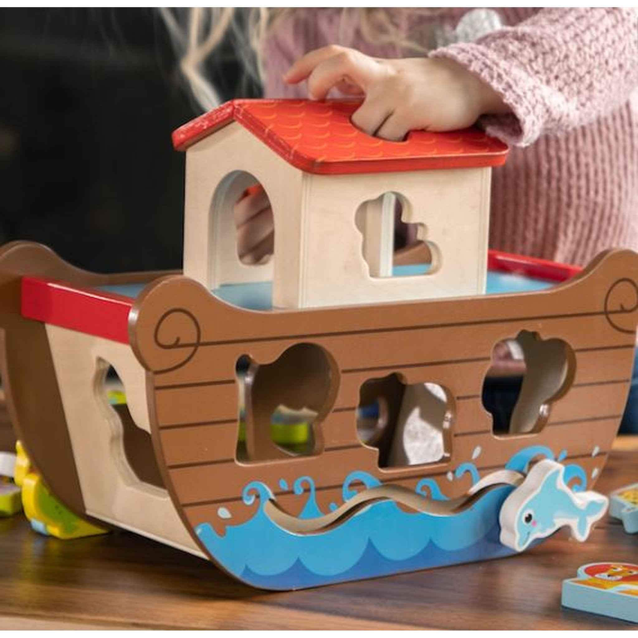 Fat Brain Toys Noah's Ark Sort & Play Set