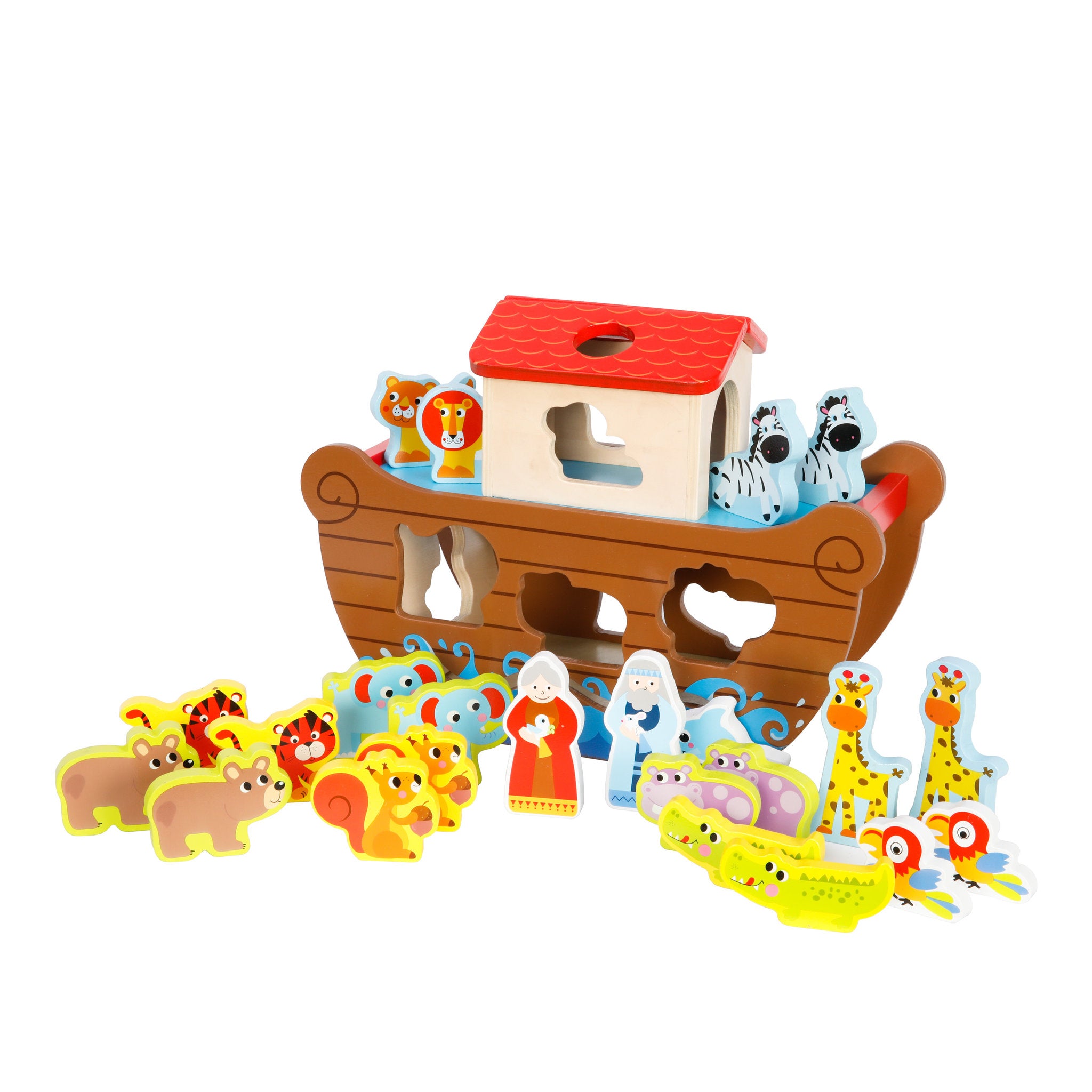 Fat Brain Toys Noah's Ark Sort & Play Set