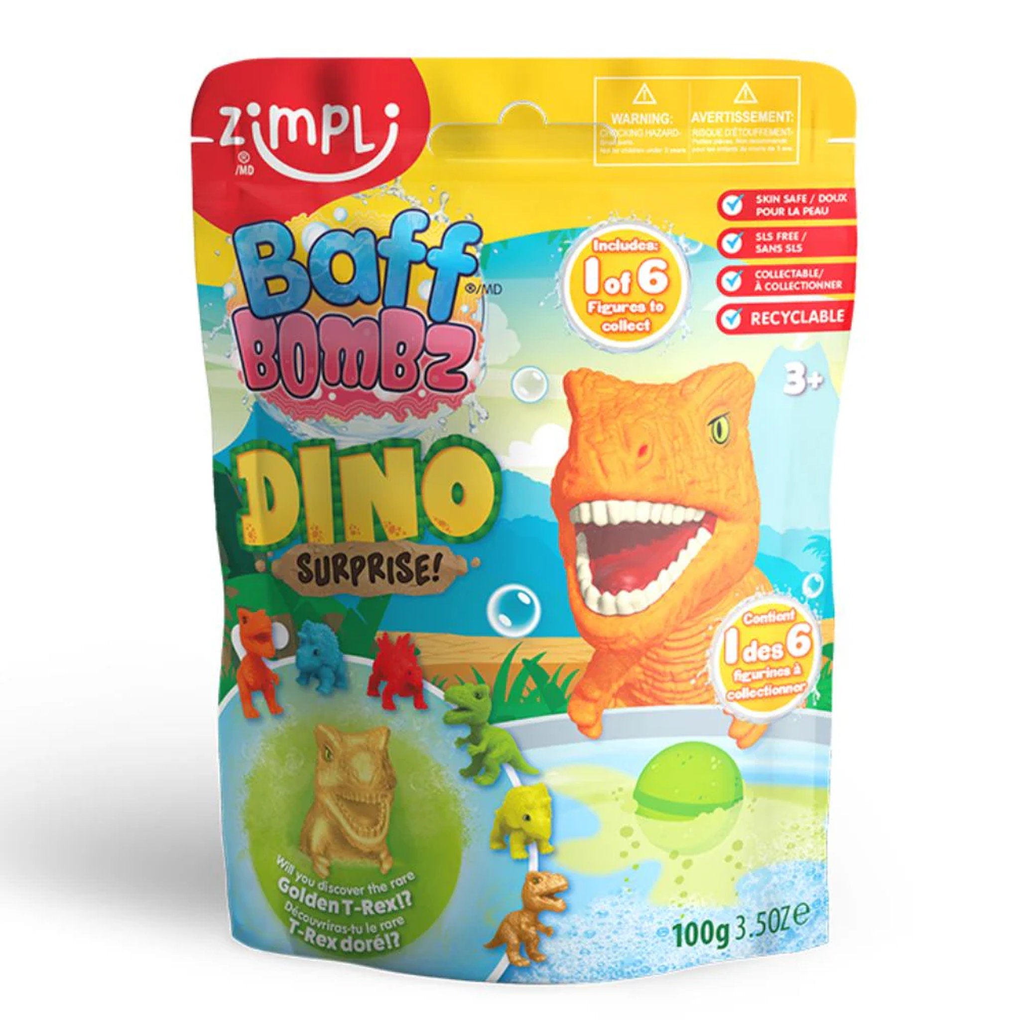 Zimpl Kids - Baff Bombz Dino Surprise Blind Bag