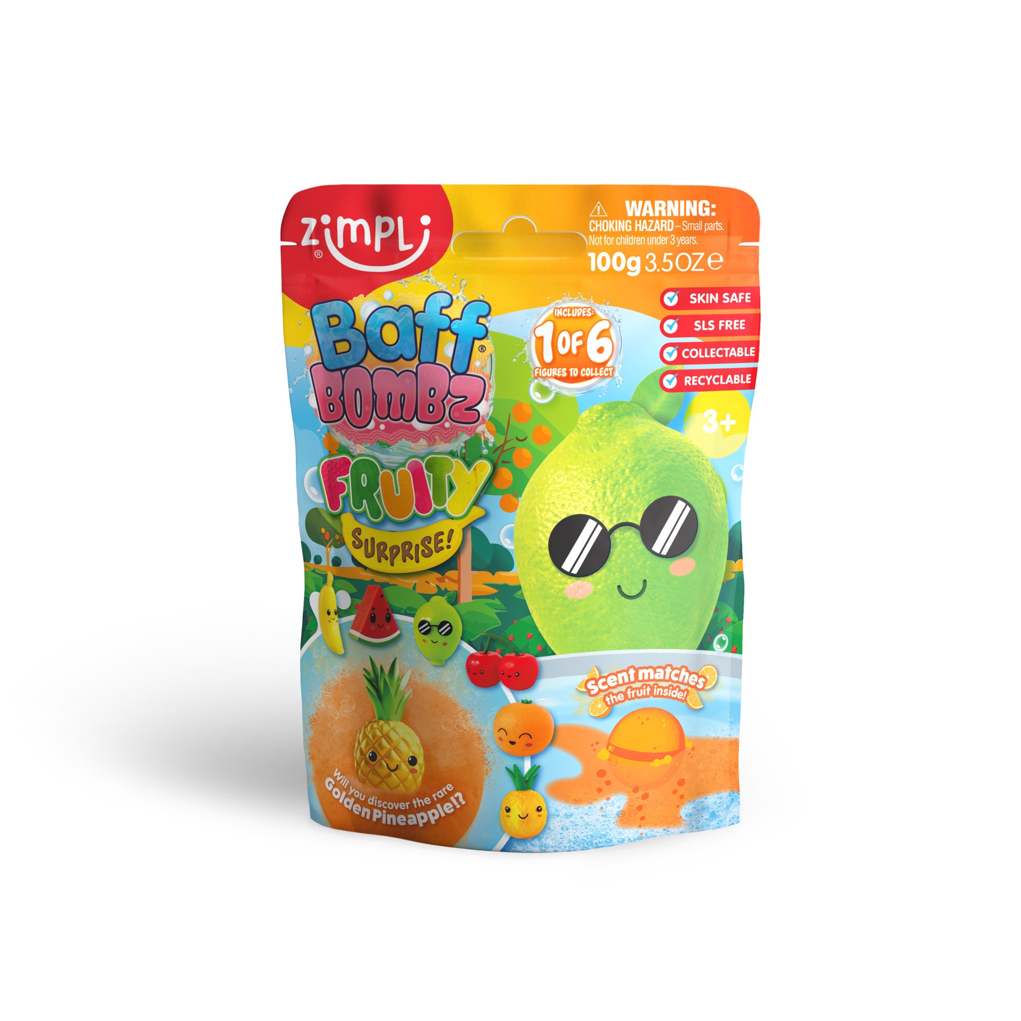 Zimpli Kids Baff Bombz Fruity Surprise Blind Bag