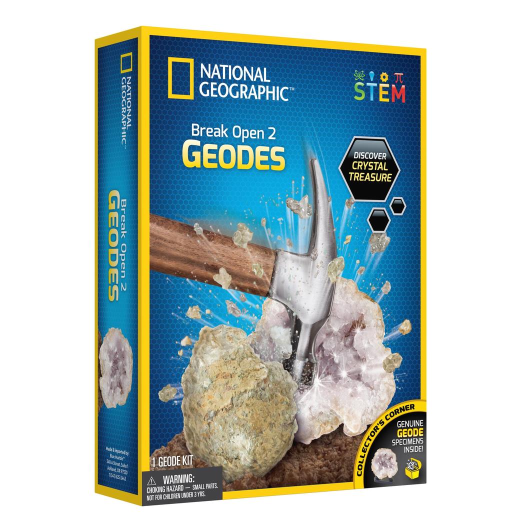 National Geographic National Geographic Break Open 2 Geodes