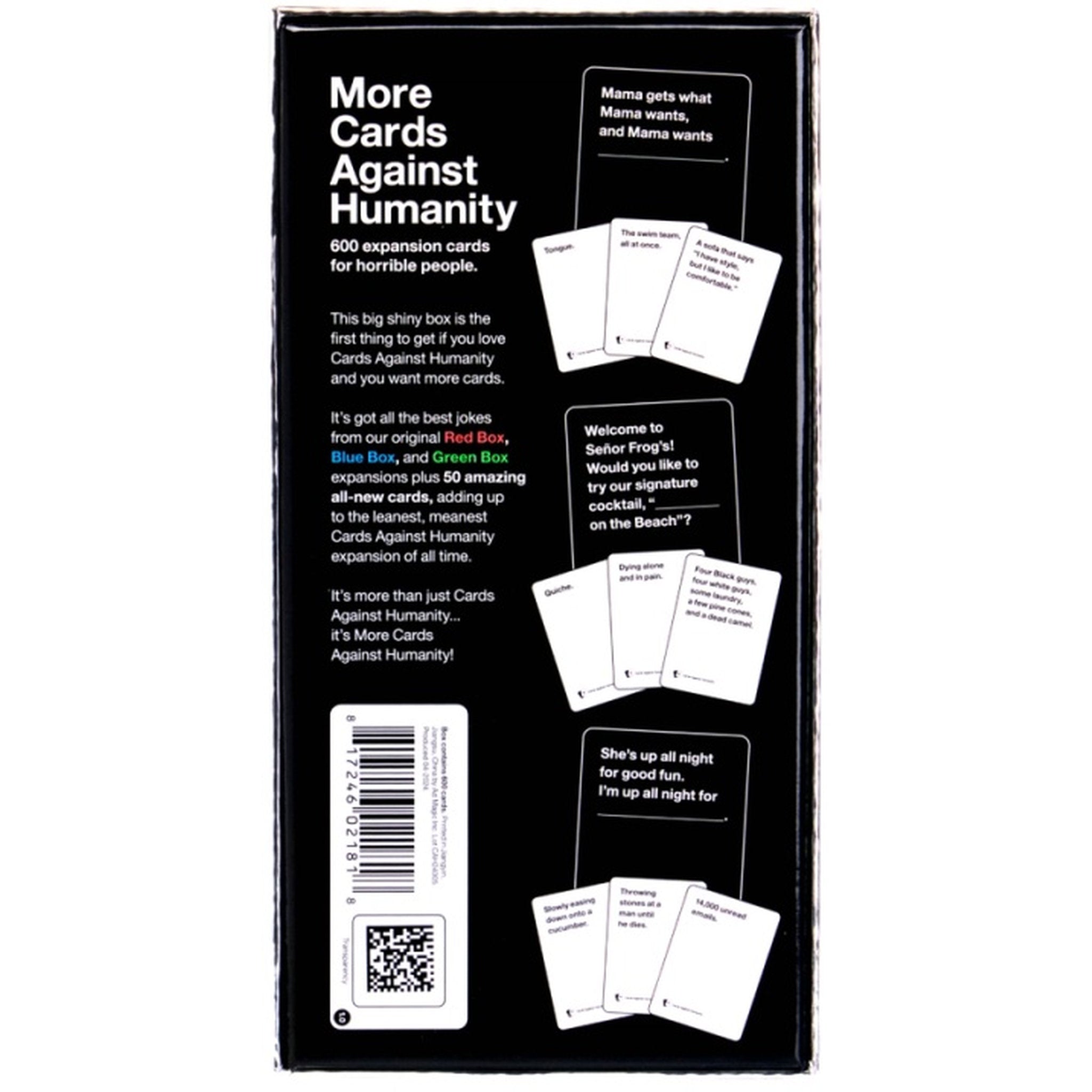 More Cards Against Humanity 600-Card Expansion Pack