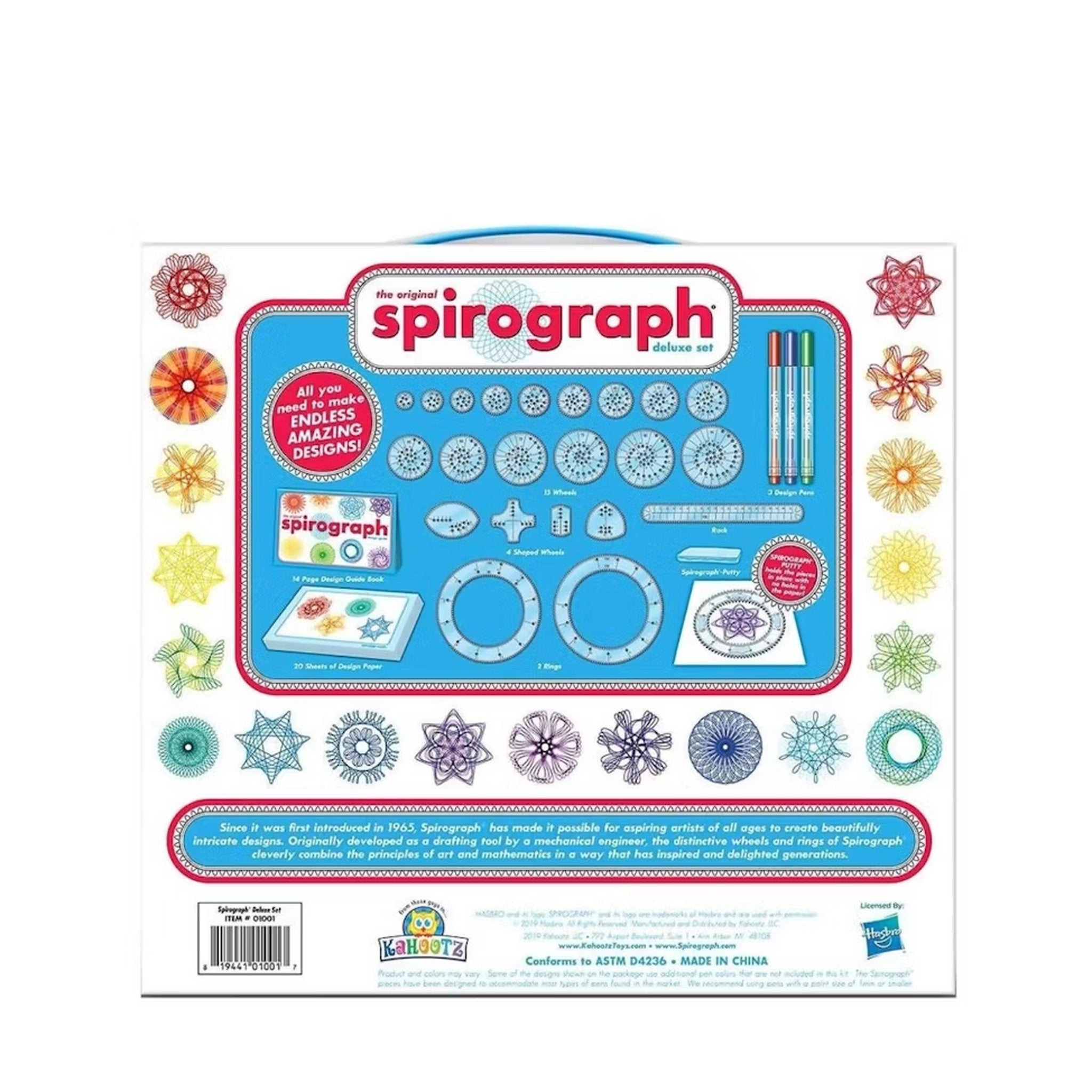 The Original Spirograph Kit - Deluxe Set - Toyworld Australia