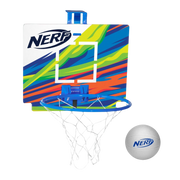 NERF Sports NERFoop Mini Over Door Basketball Hoop - Blue