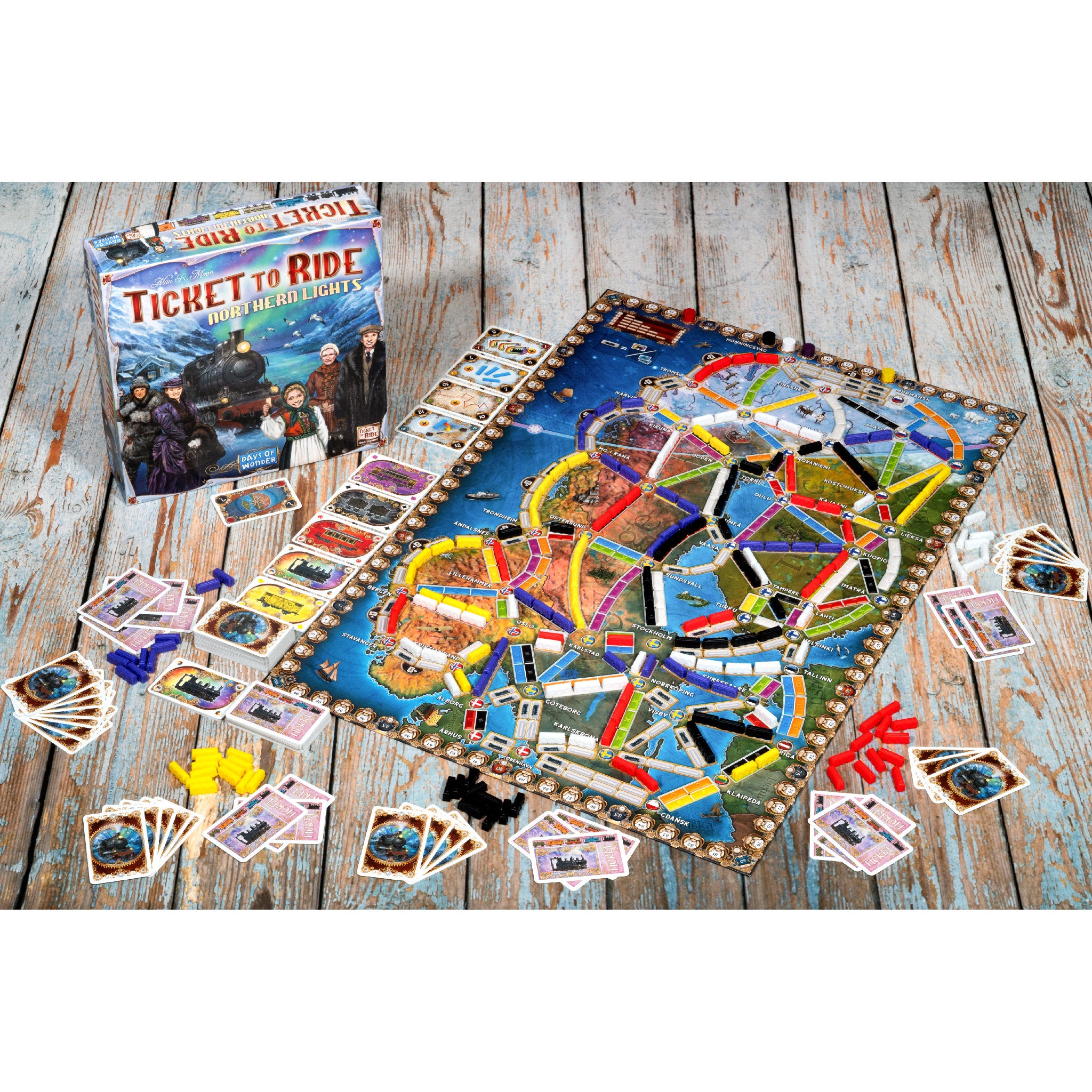 Ticket To Ride Northern Lights Board Game
