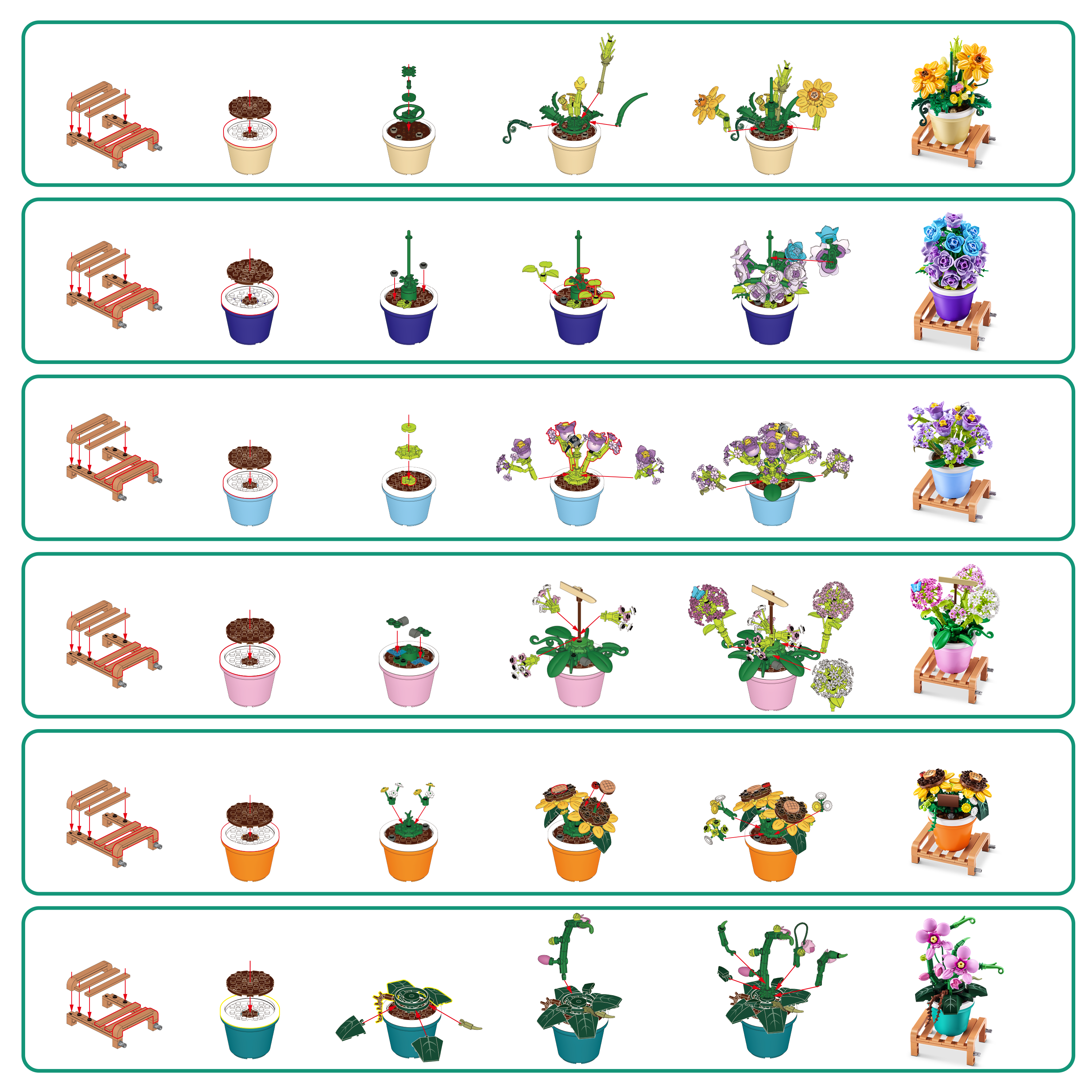 ZURU MAX Premium Garden Pot Plants Collection Assorted Styles