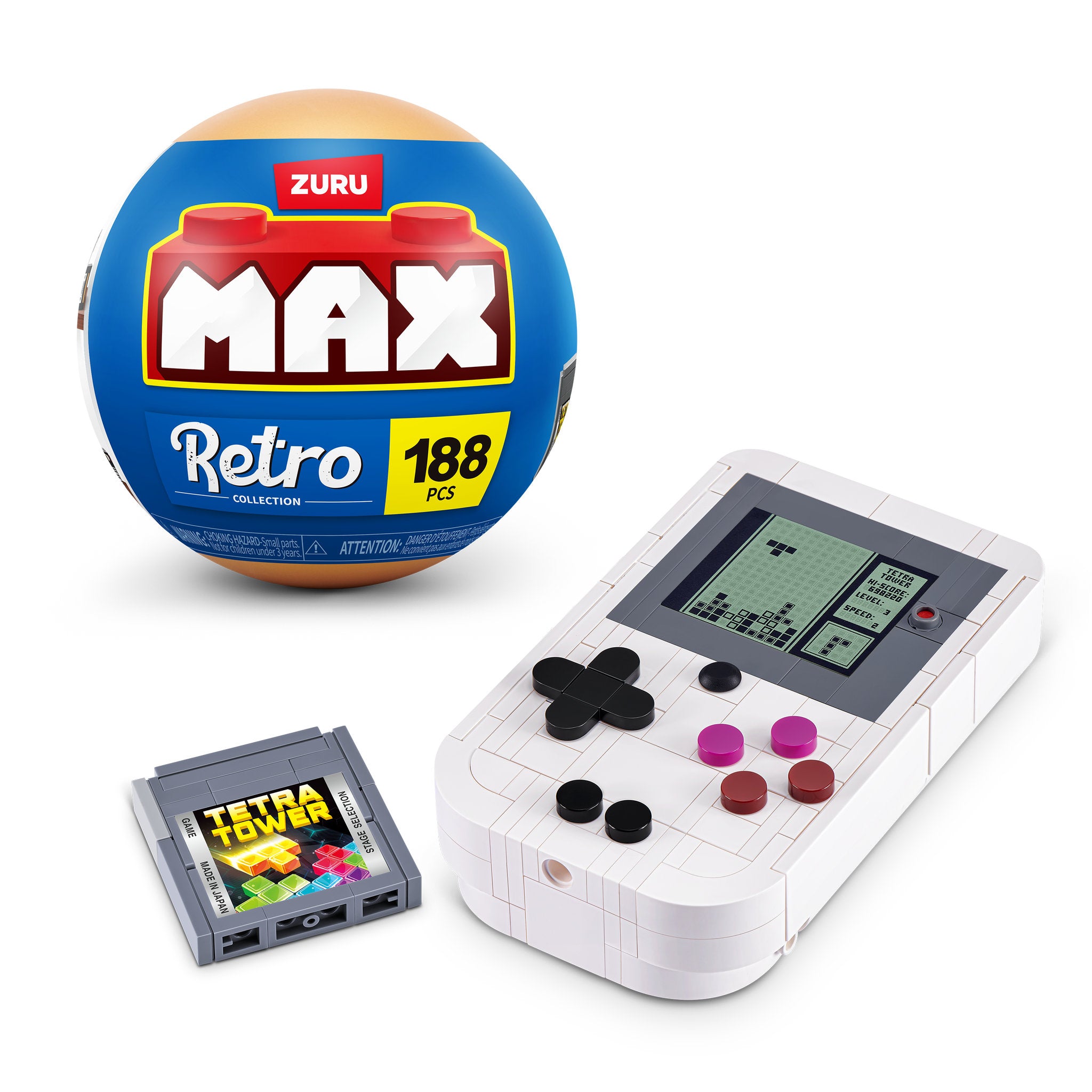 ZURU MAX Premium Retro Series 2 Handheld Game Console – Toyworld Australia
