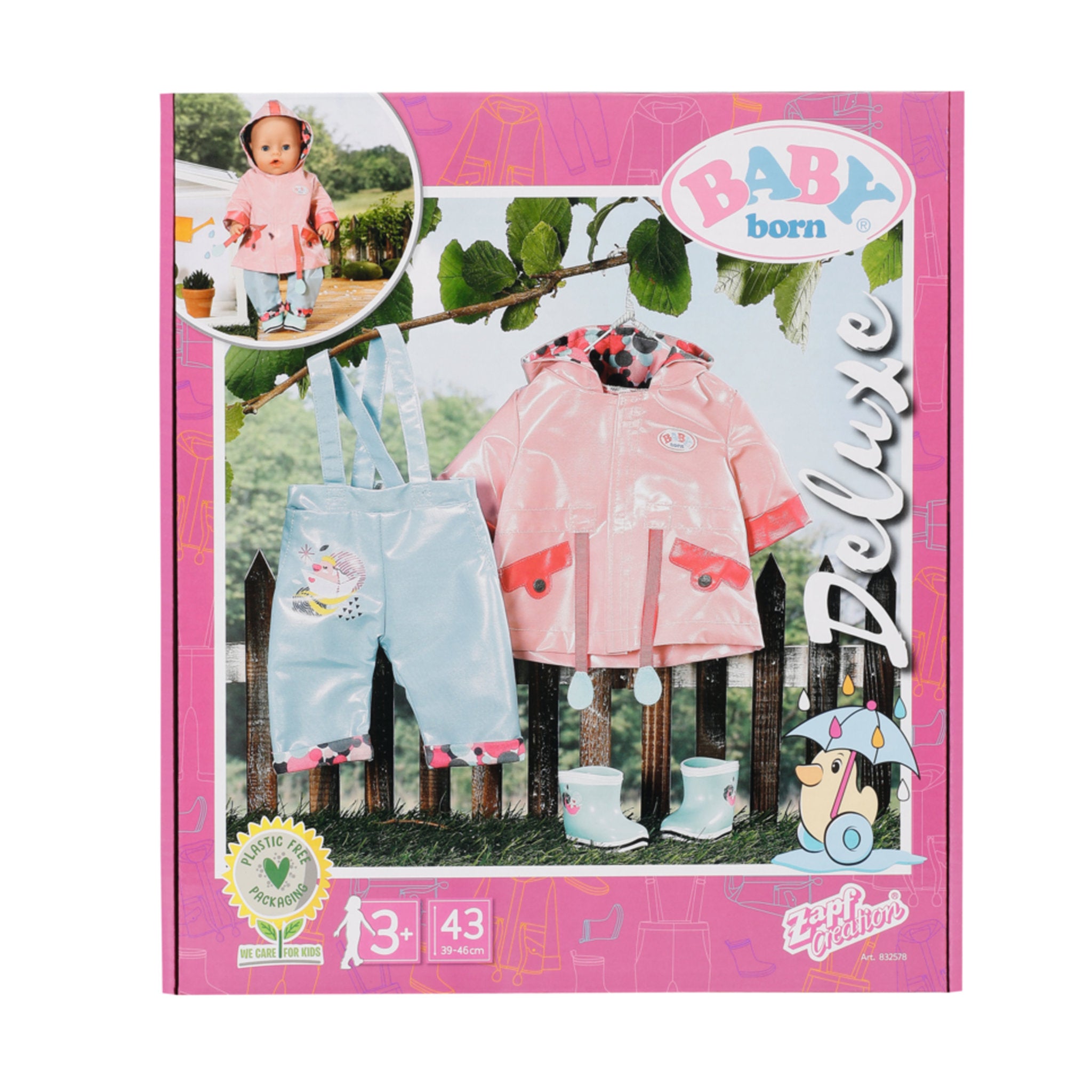 BABY Born 43cm Deluxe Rain Set