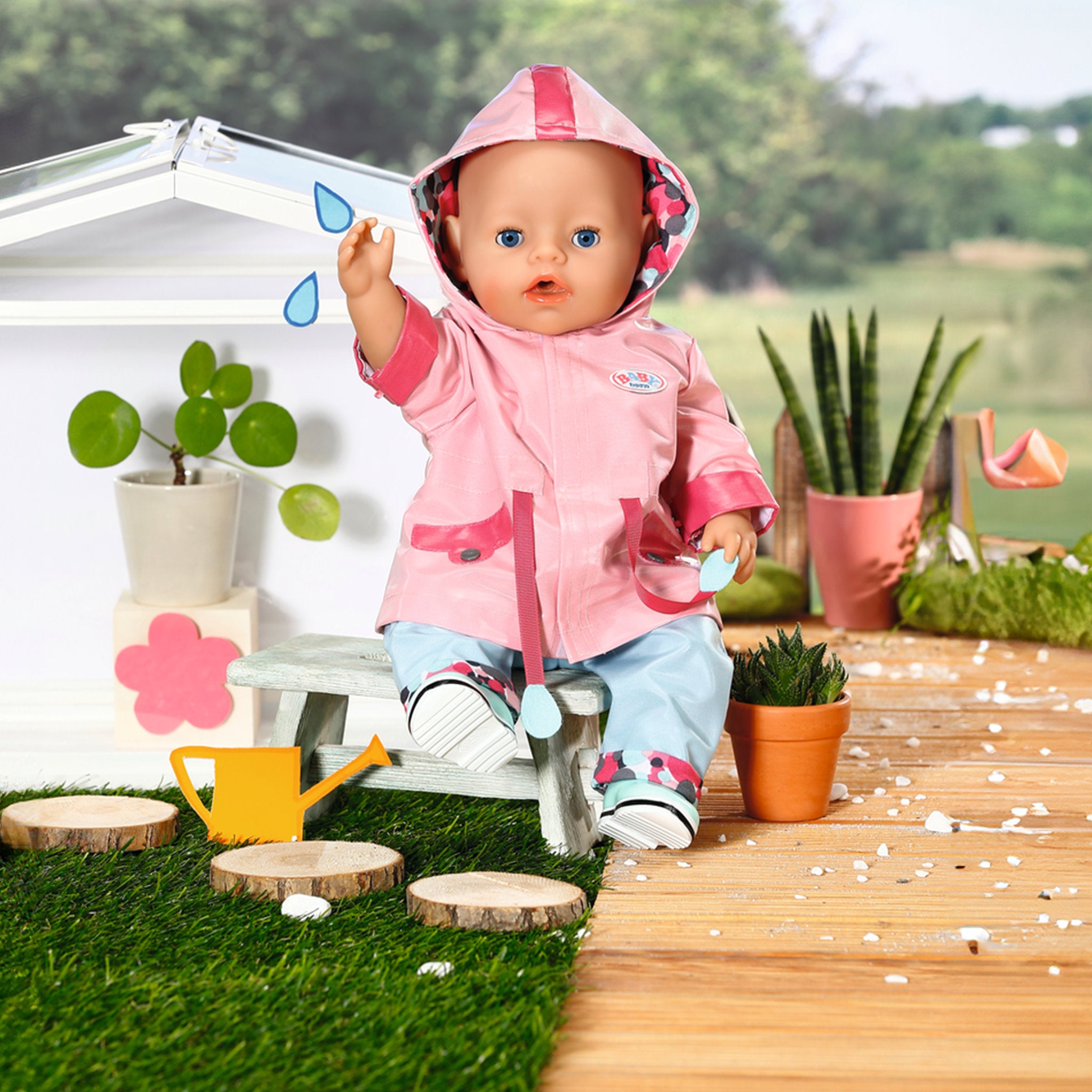 BABY Born 43cm Deluxe Rain Set