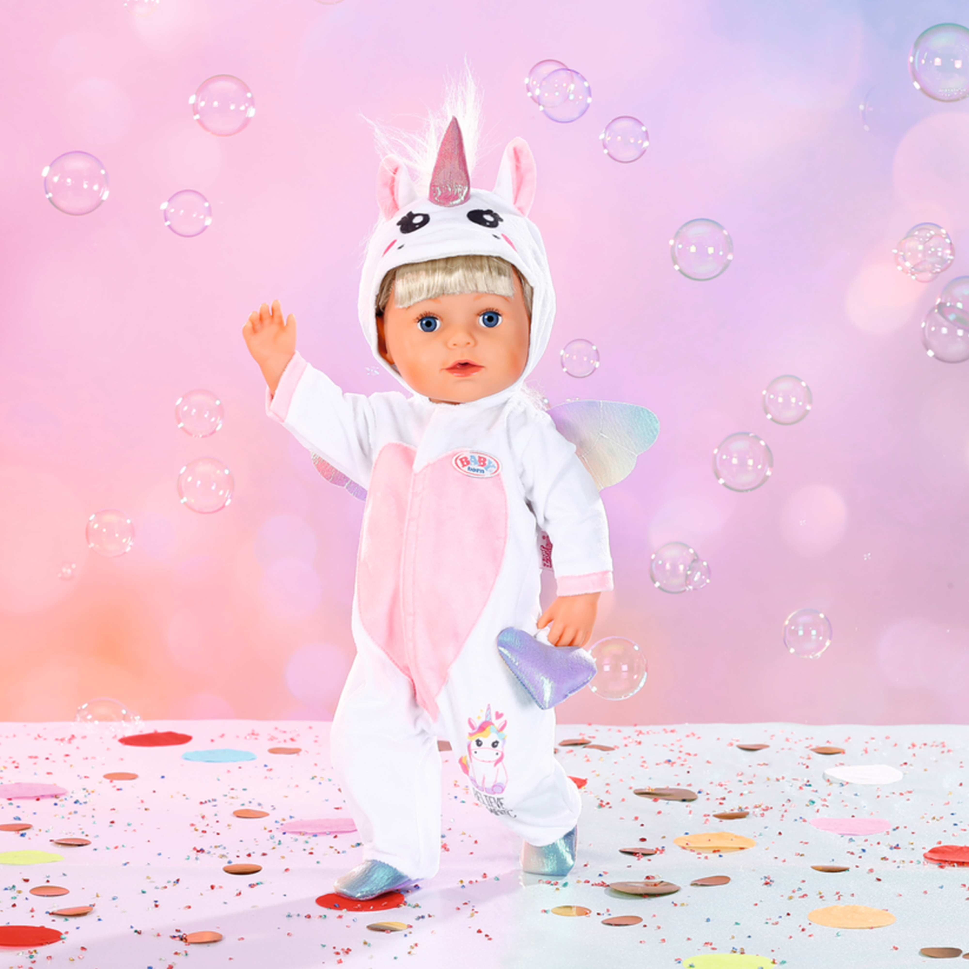 BABY Born White Unicorn Onesie