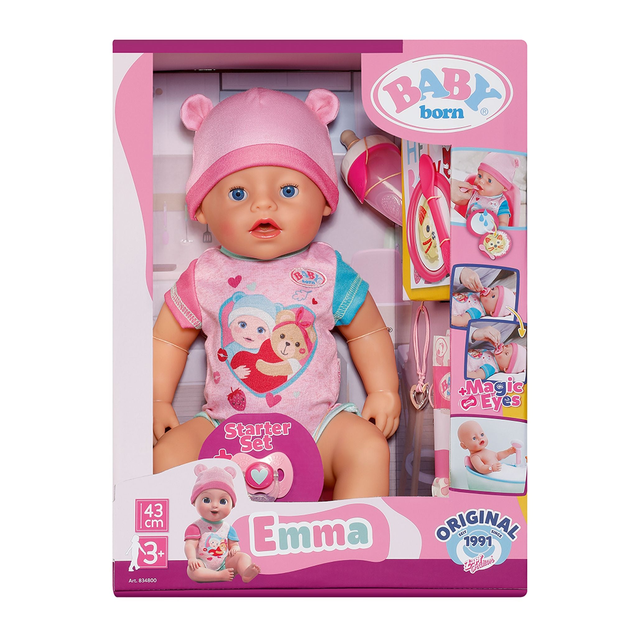 BABY Born Emma 43cm Doll Toyworld Australia Baby born emma 43cm doll toyworld australia