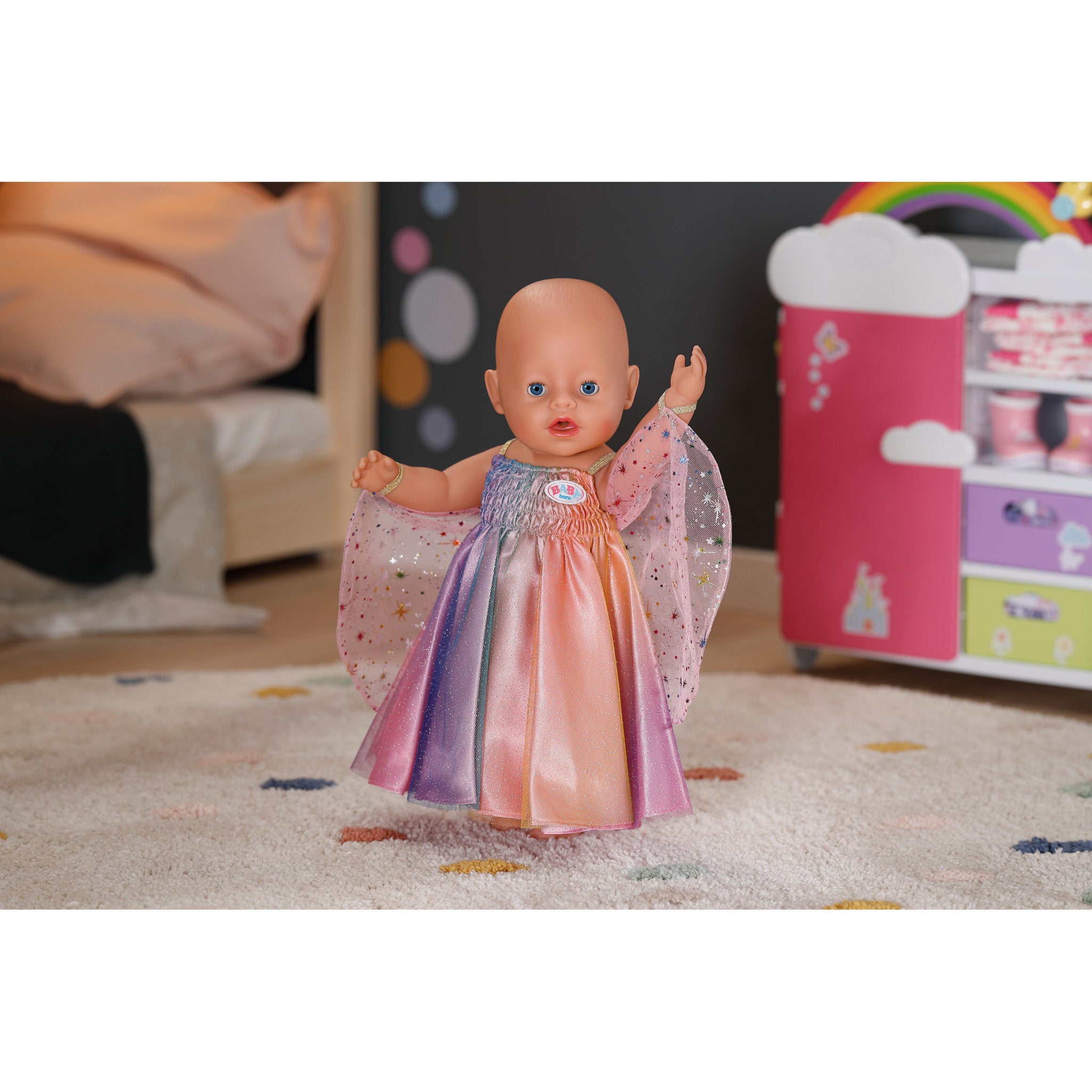 BABY Born 43cm Rainbow Dress Outfit