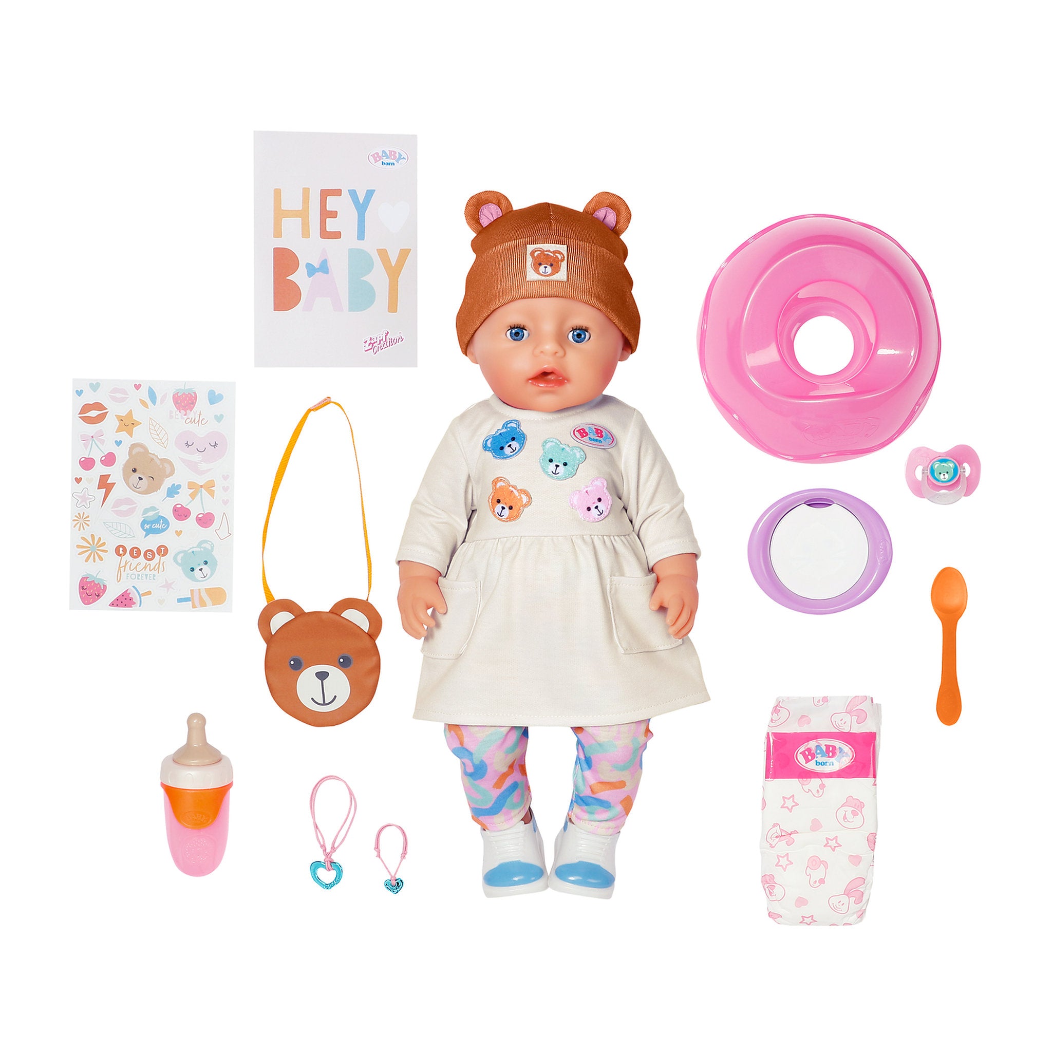BABY Born Emma in Teddy Style 43cm Baby Doll