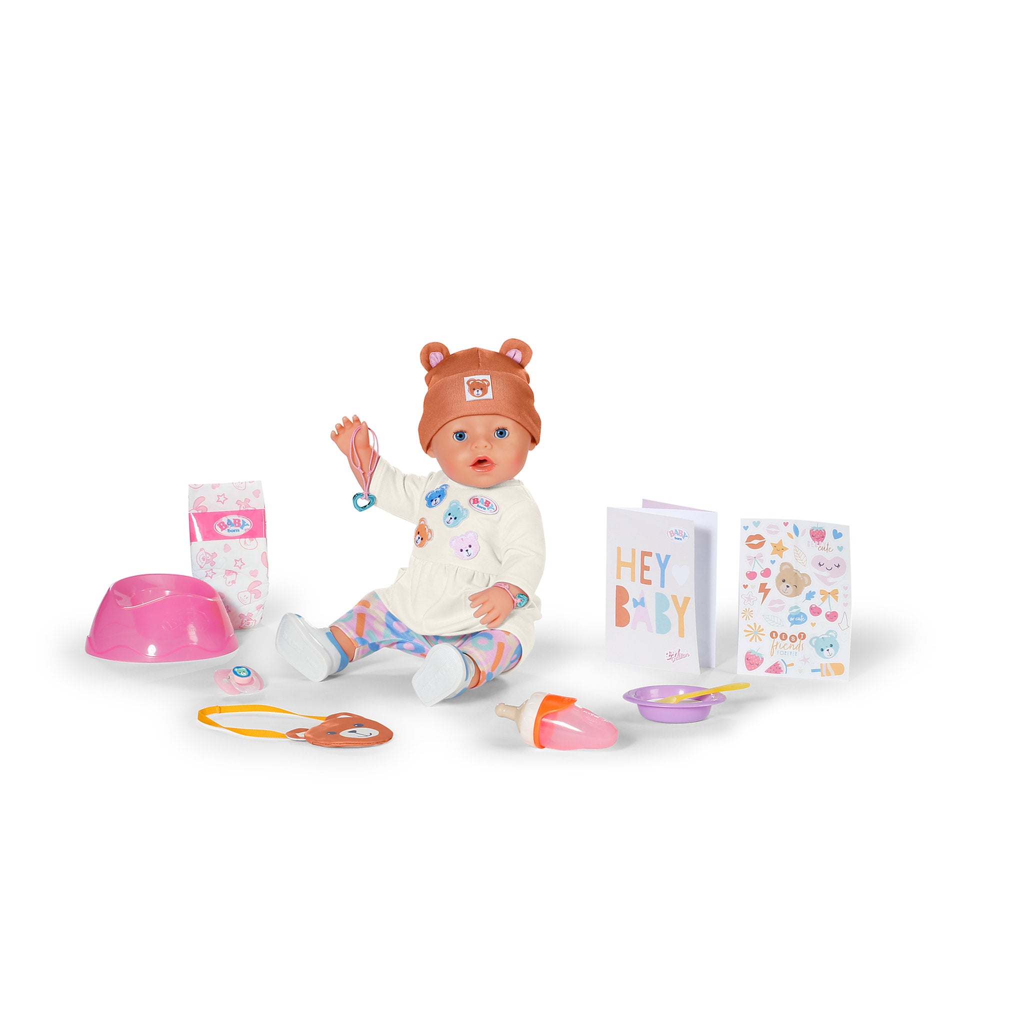 BABY Born Emma in Teddy Style 43cm Baby Doll