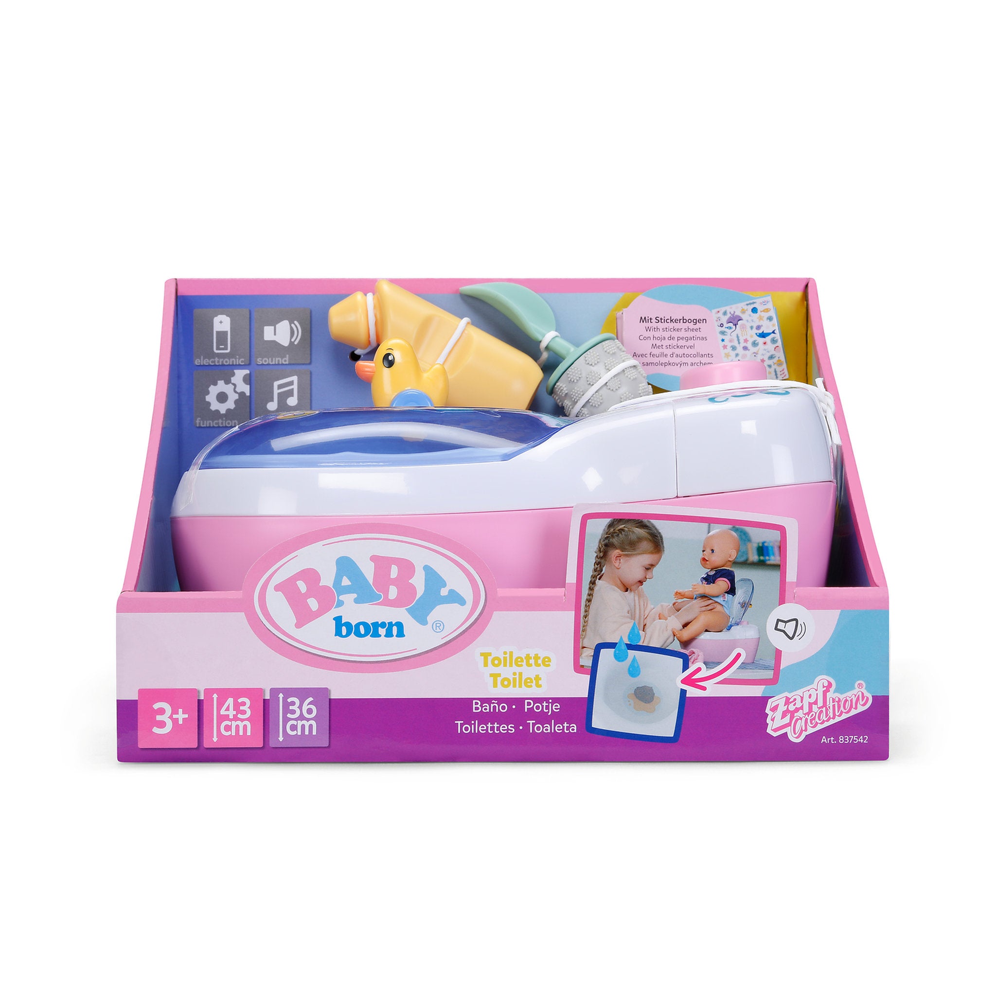 BABY Born Toilet Bathroom Playset