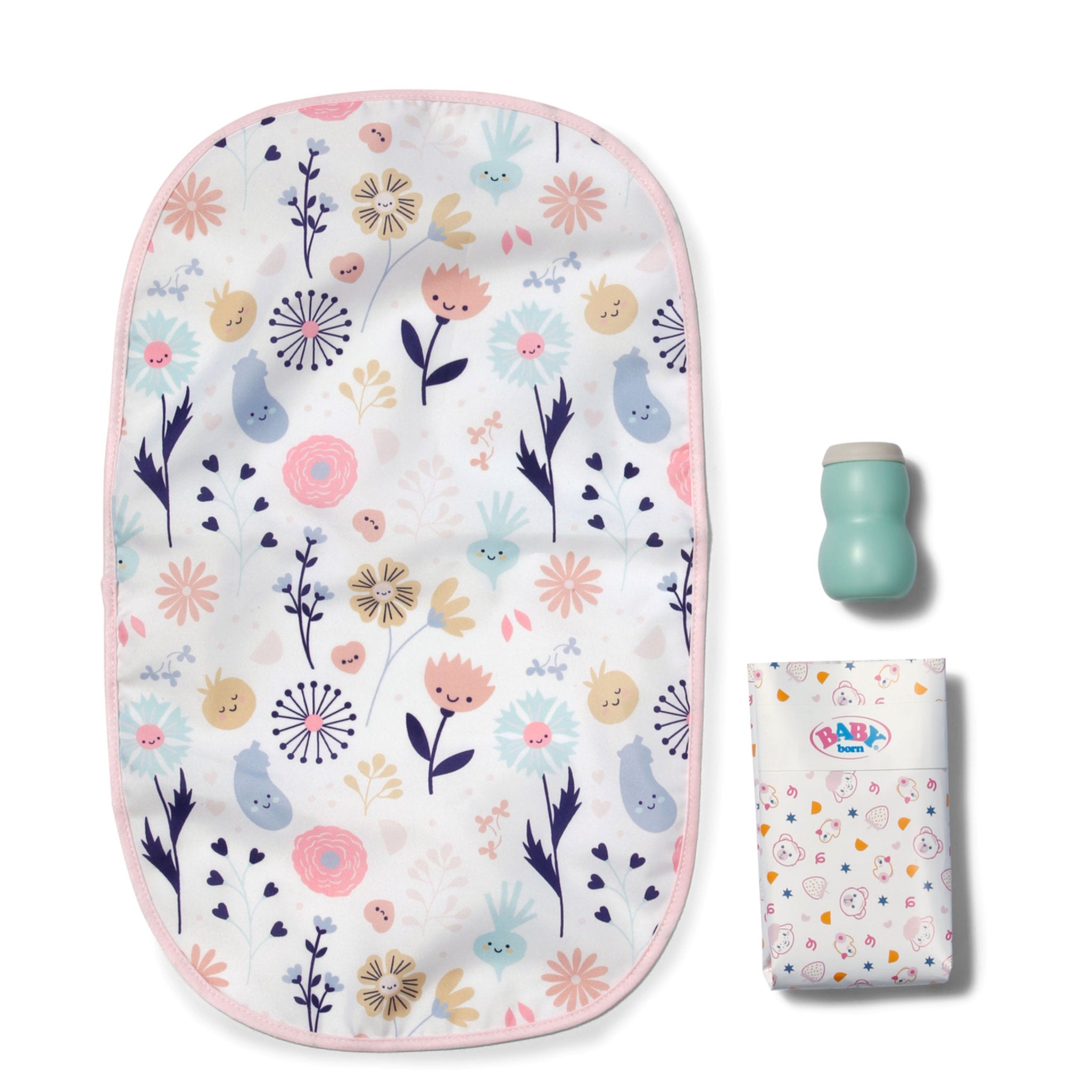 BABY Born Flower Changing Bag Doll Accessory Set