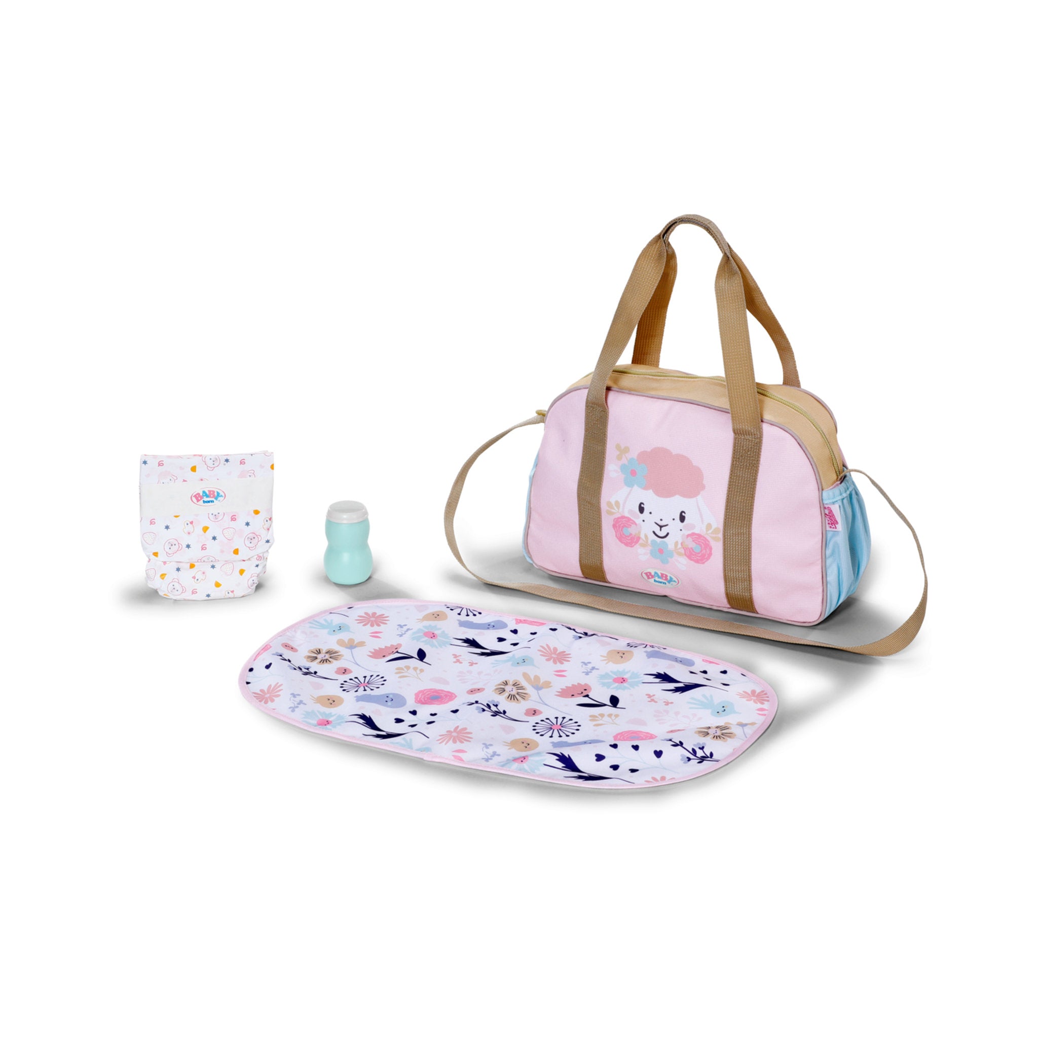 BABY Born Flower Changing Bag Doll Accessory Set