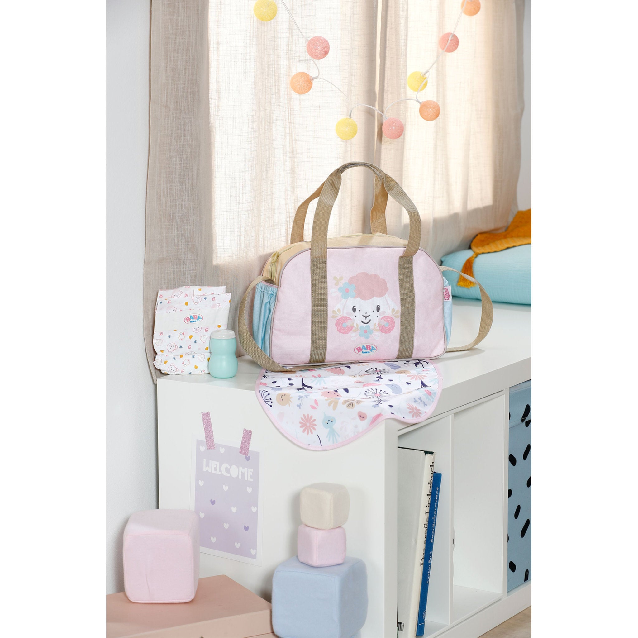 BABY Born Flower Changing Bag Doll Accessory Set