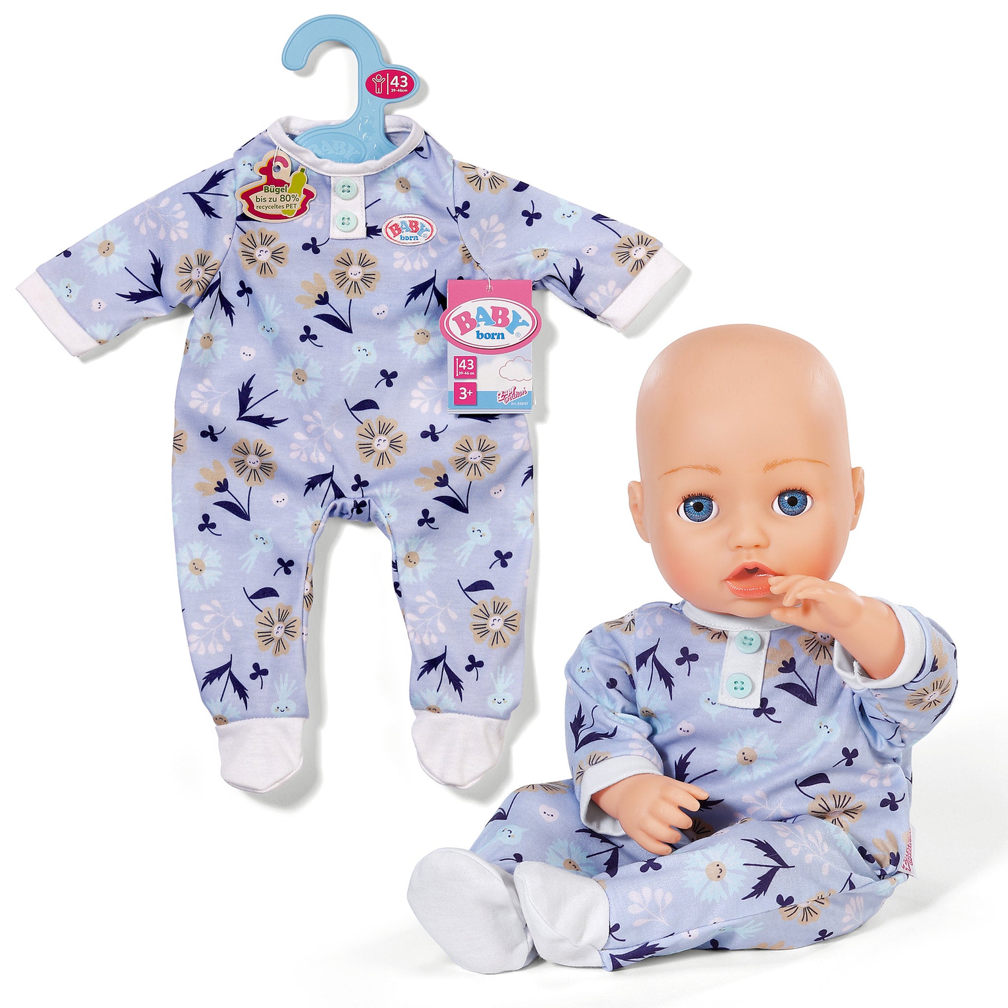 BABY Born Blue Romper 43cm Outfit