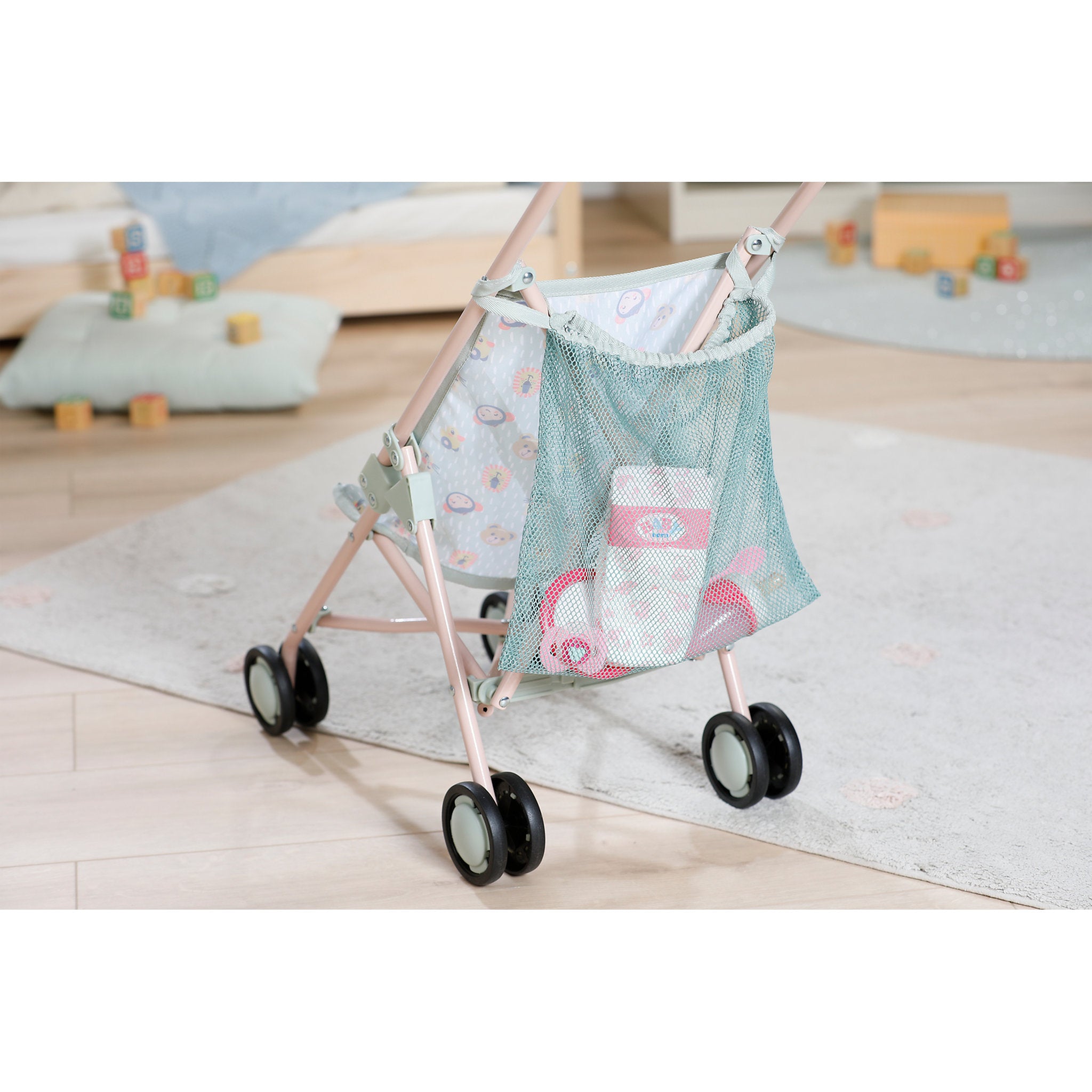 BABY Born Jungle Stroller with Bag Doll Accessory Set