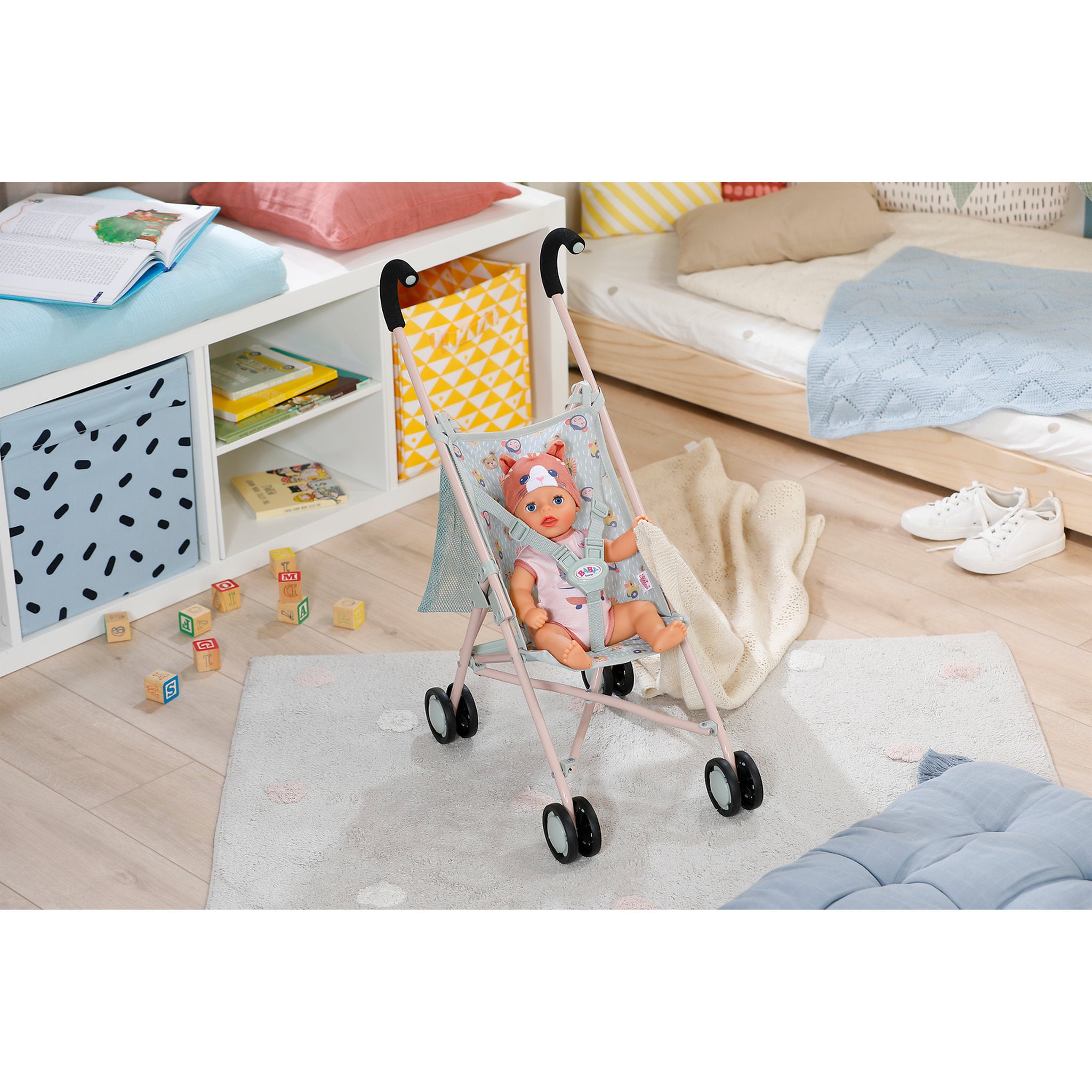 BABY Born Jungle Stroller with Bag Doll Accessory Set
