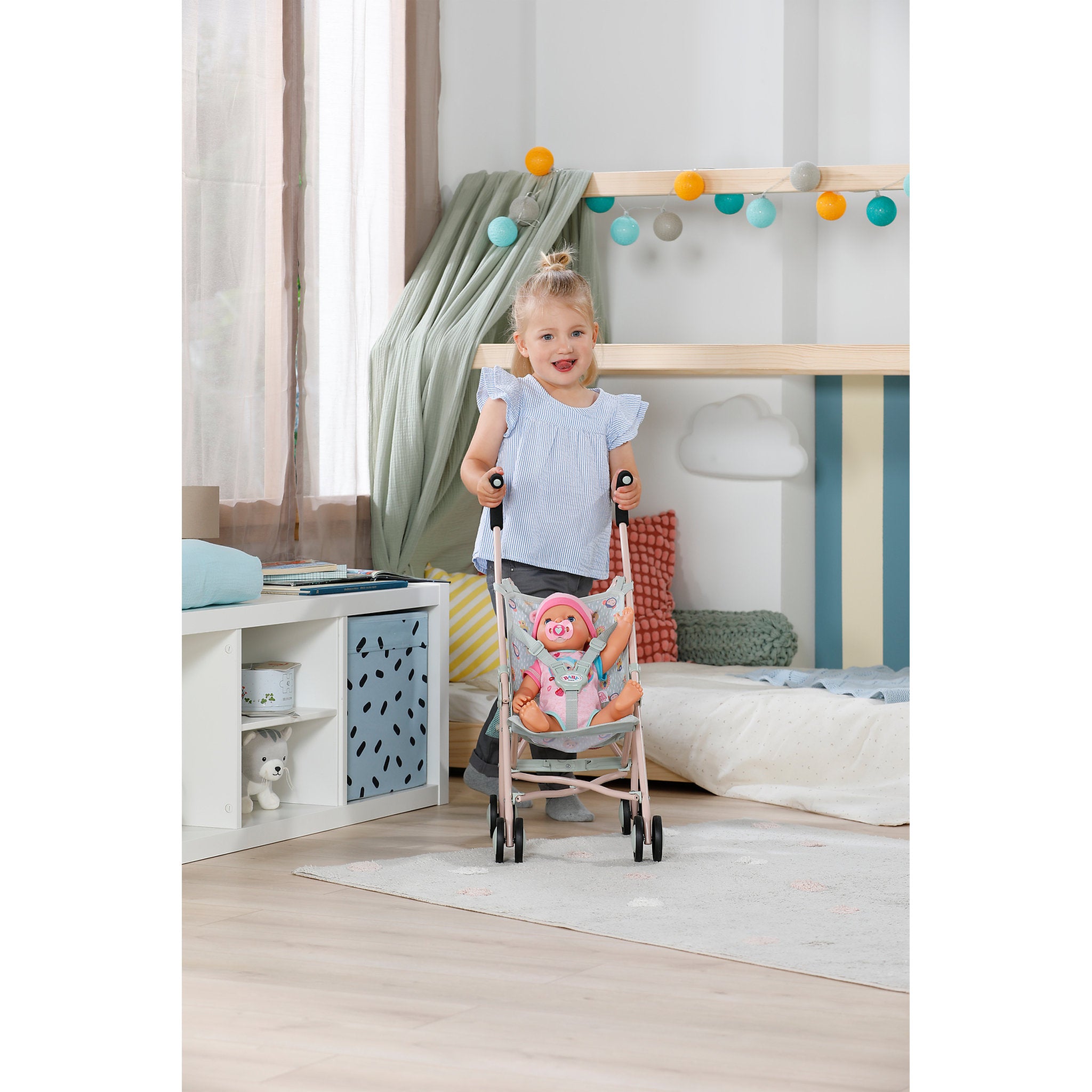 BABY Born Jungle Stroller with Bag Doll Accessory Set