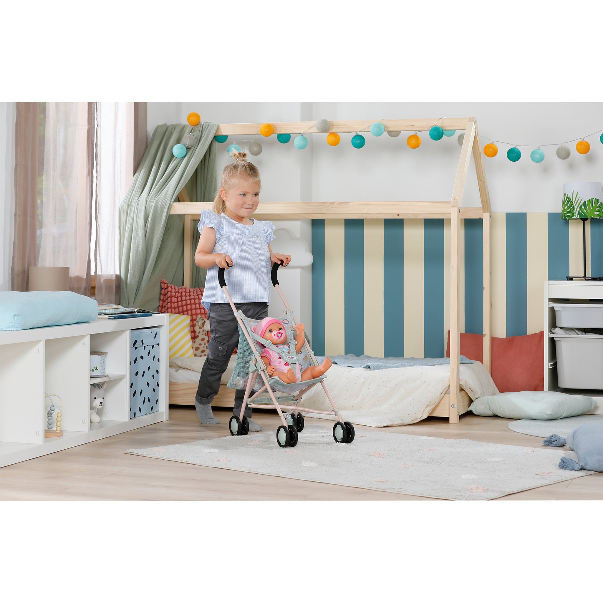 BABY Born Jungle Stroller with Bag Doll Accessory Set