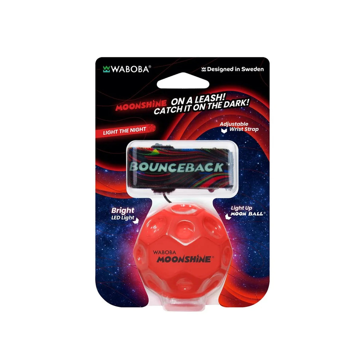 Waboba LED Bounceback Moonshine Ball Assorted Styles
