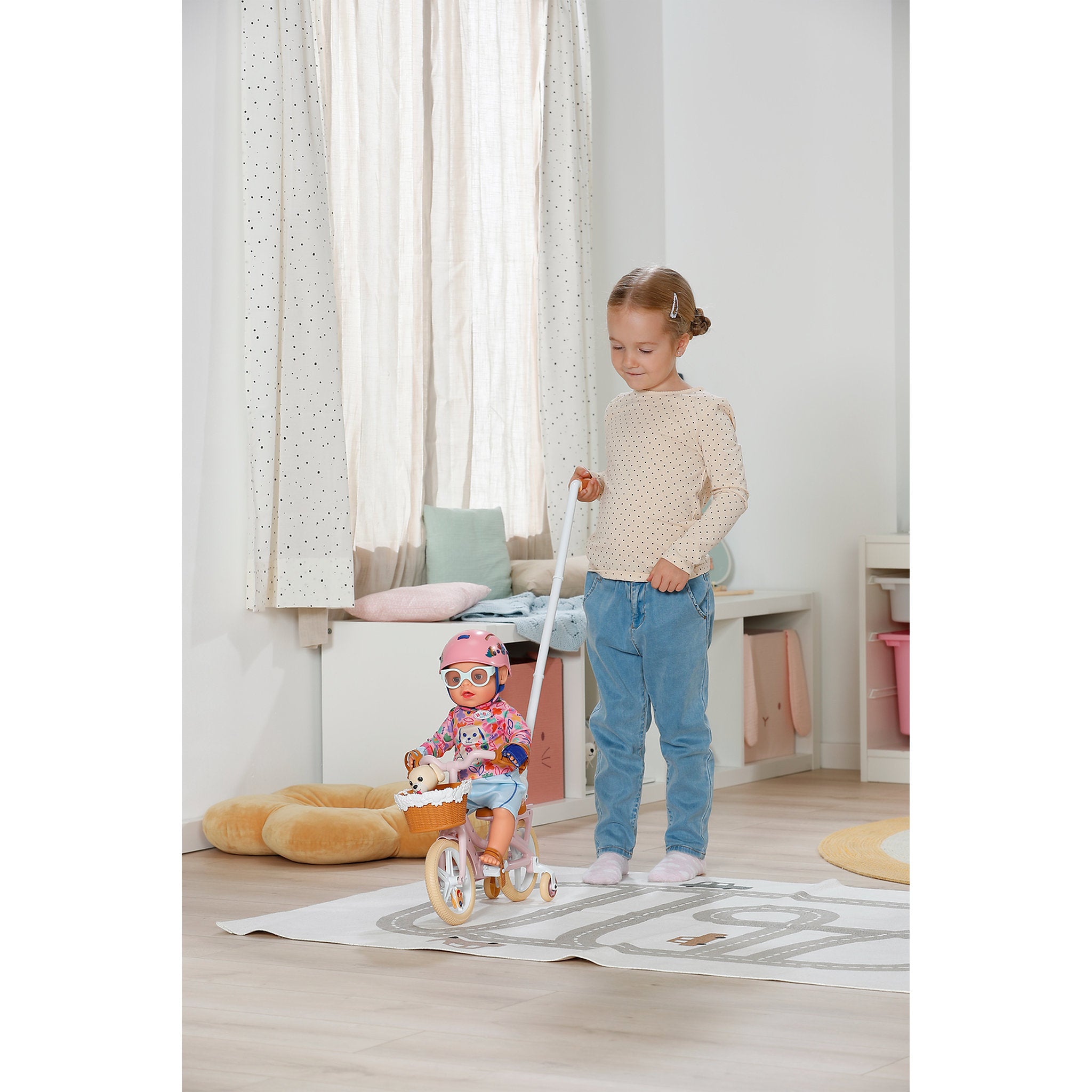 BABY Born Bike with Puppy Lucky Doll Accessory Set