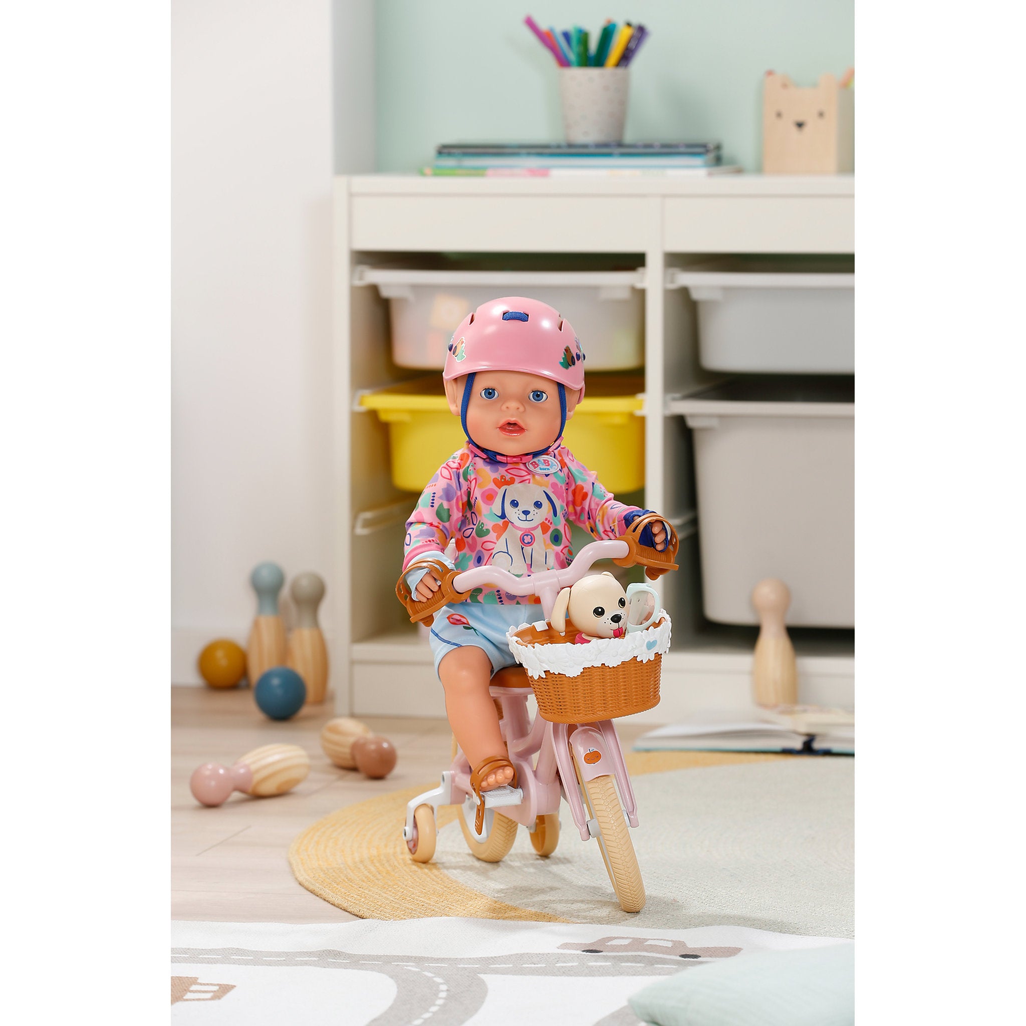 BABY Born Bike with Puppy Lucky Doll Accessory Set