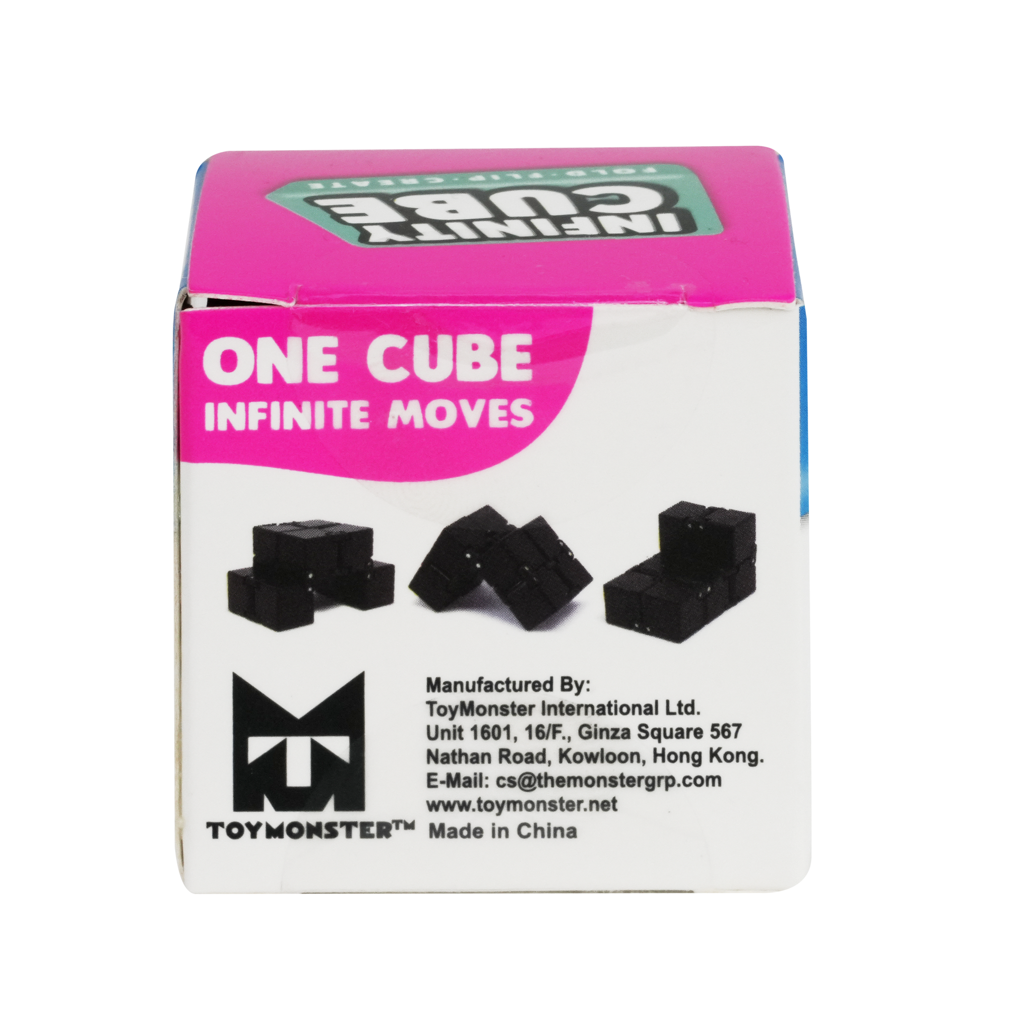 Infinity Cube Fidget Toy - Black