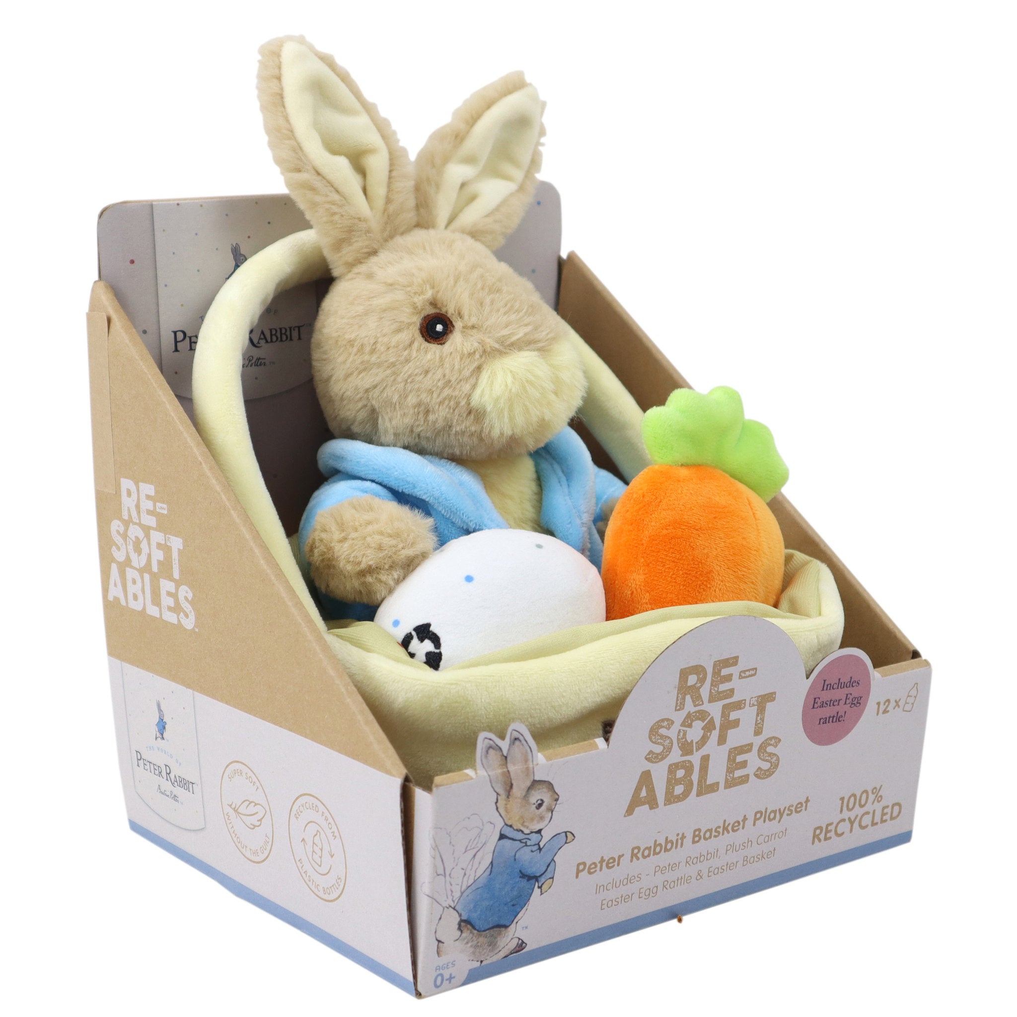 Resoftables Peter Rabbit 9 Inch In Basket