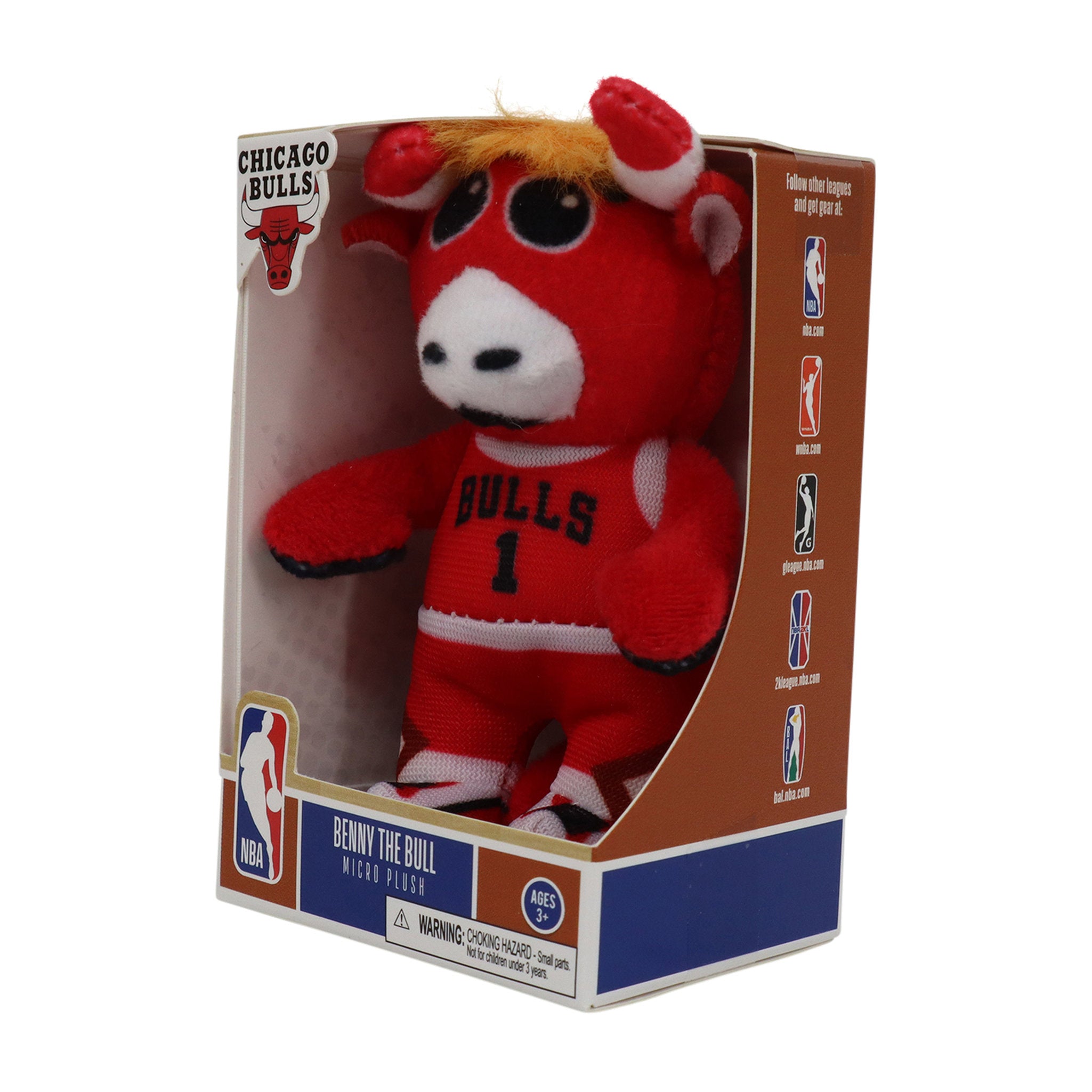 NBA Mirco 3 Inch Plush - Chicago Bulls Benny
