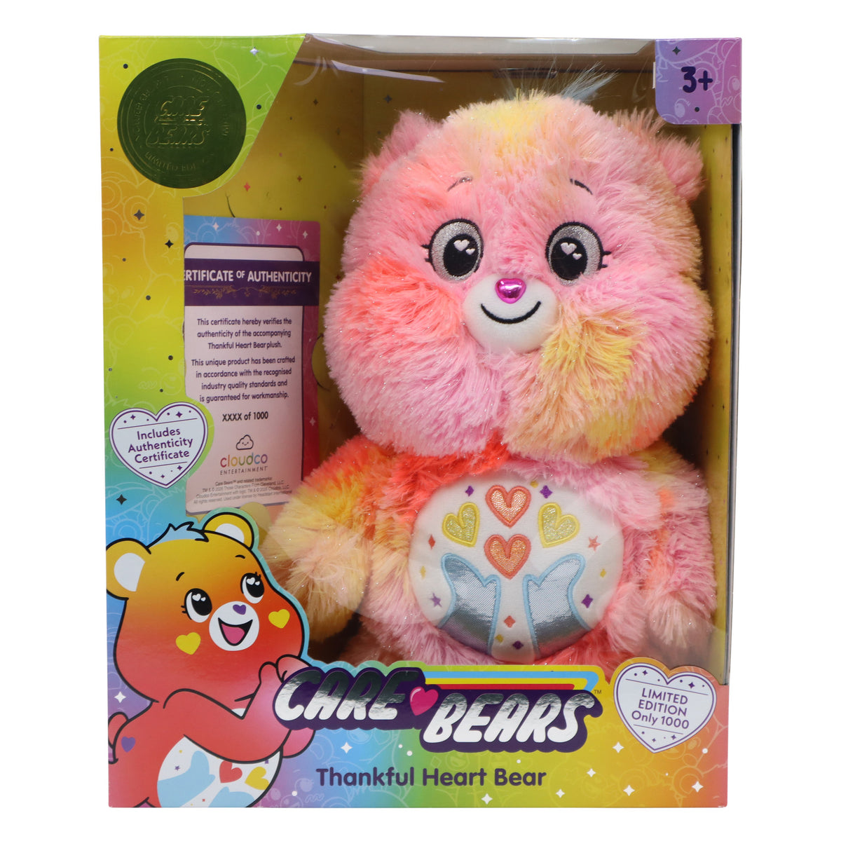 Care Bears Limited Edition Plush - Thankful Heart Bear