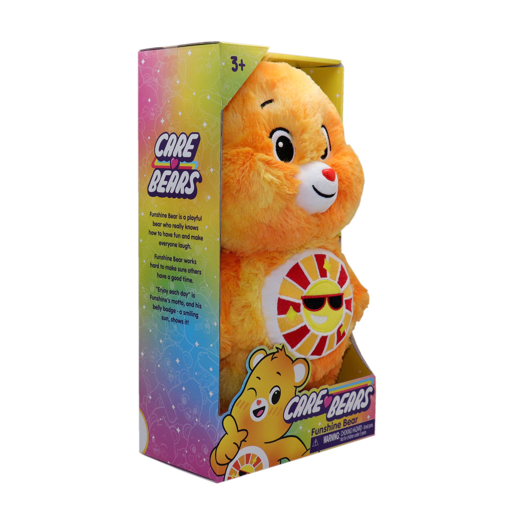 Care Bears Unlock the Magic Medium Plush Wave 8 - Funshine Bear 2.0