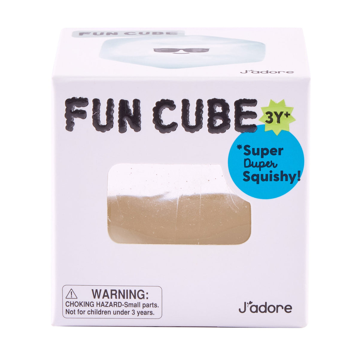 J'adore Fun Ice Cube Squishy - Clear