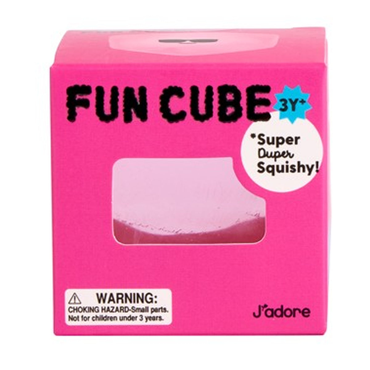 J'adore Fun Ice Cube Squishy - Pink