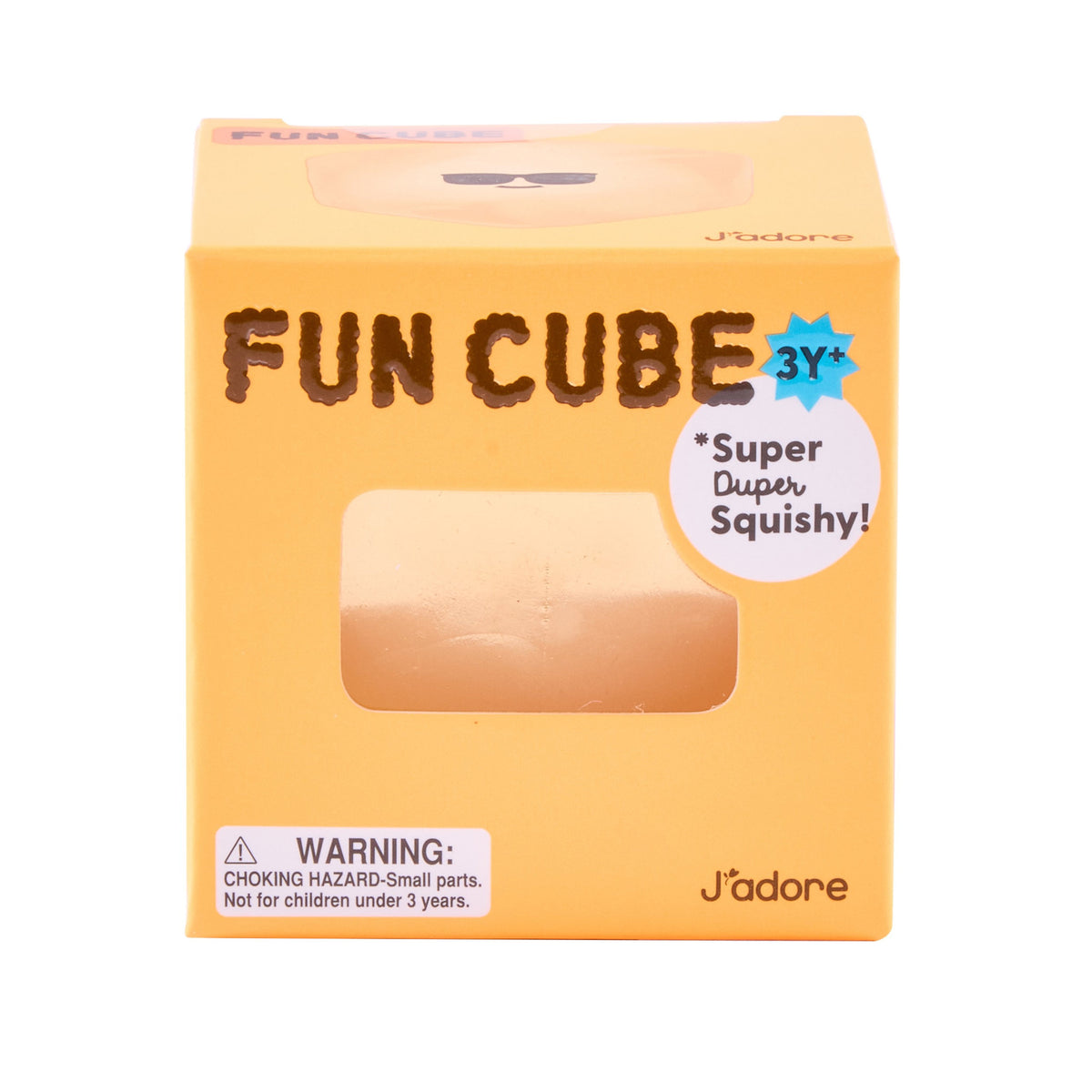 J'adore Fun Ice Cube Squishy - Orange