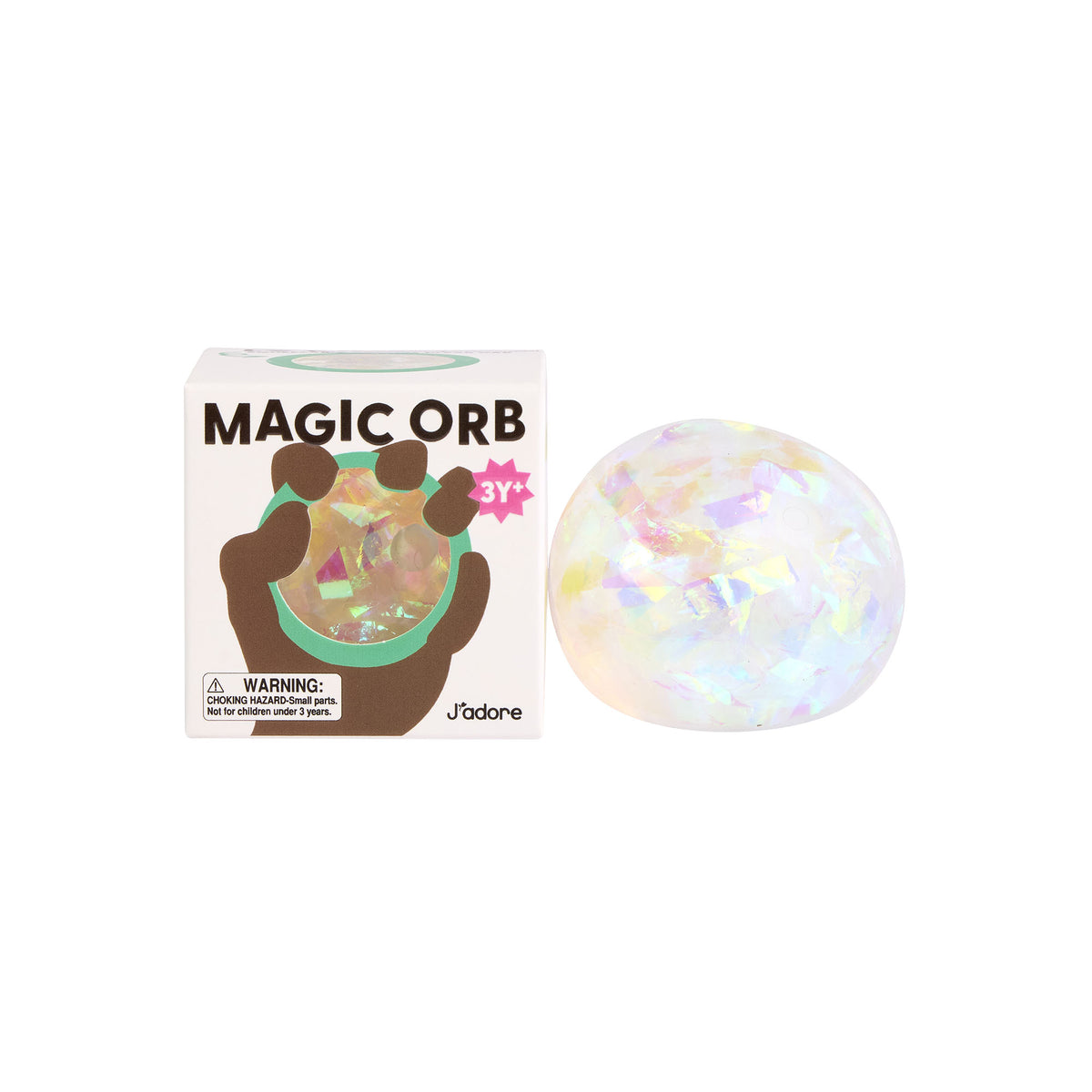 J'adore Magic Orb Squishy - Grey