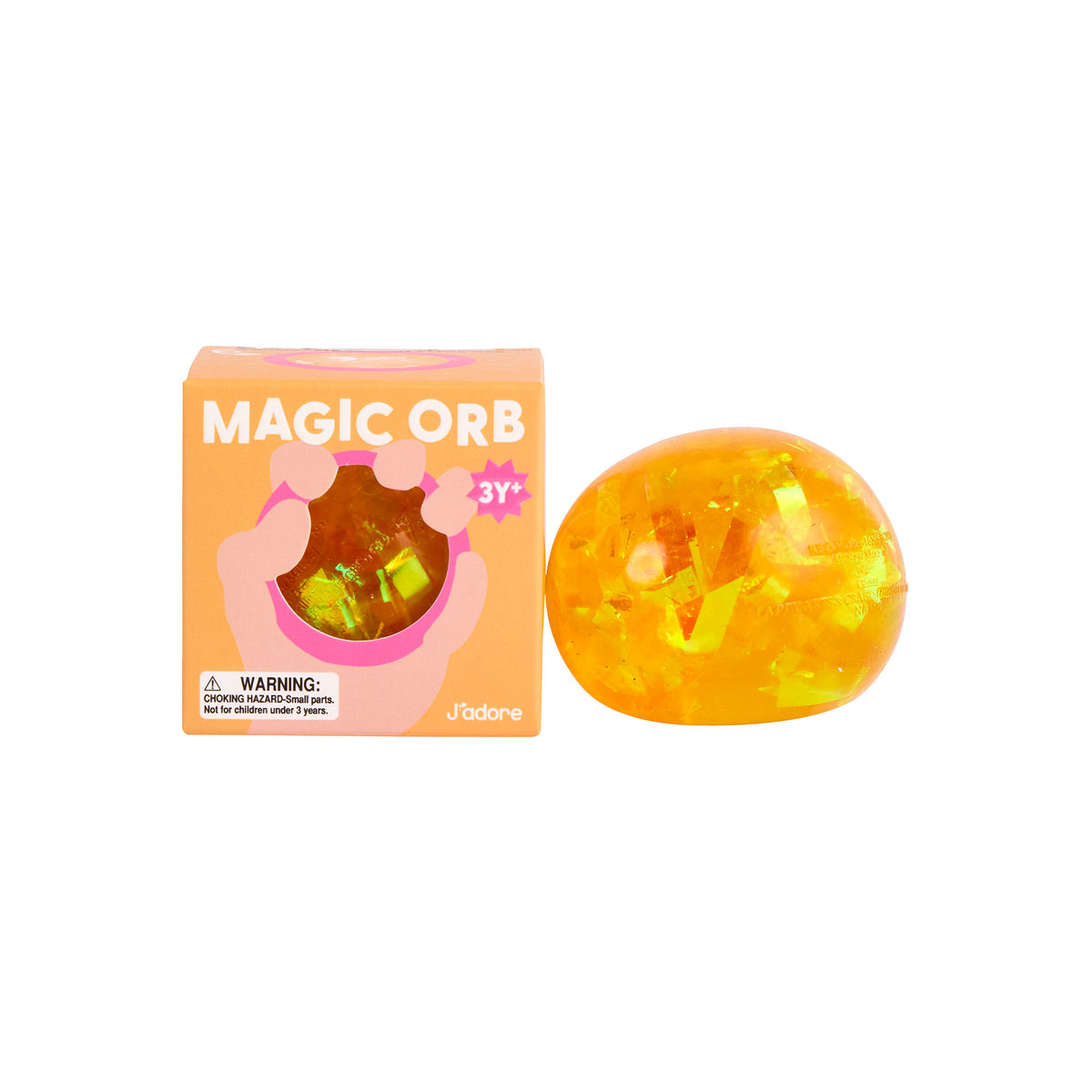 J'adore Magic Orb Squishy - Orange