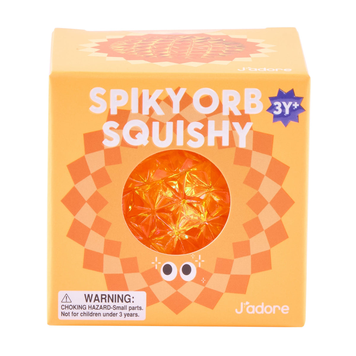 J'adore Spiky Orb Squishy - Orange