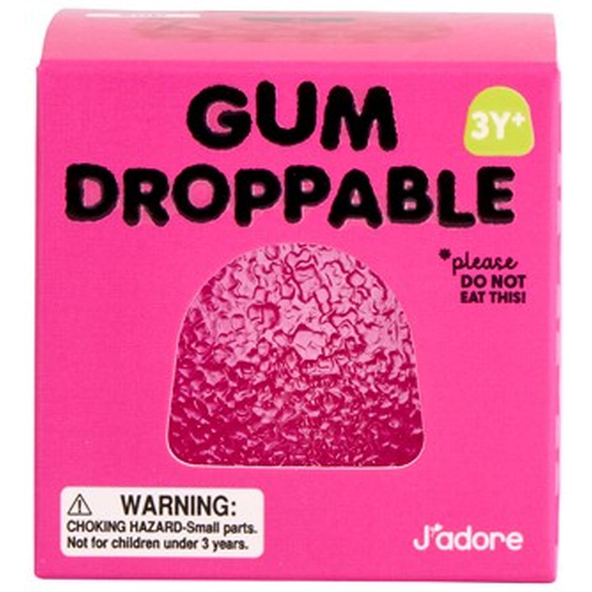 J'adore Gum Droppable Squishy - Pink