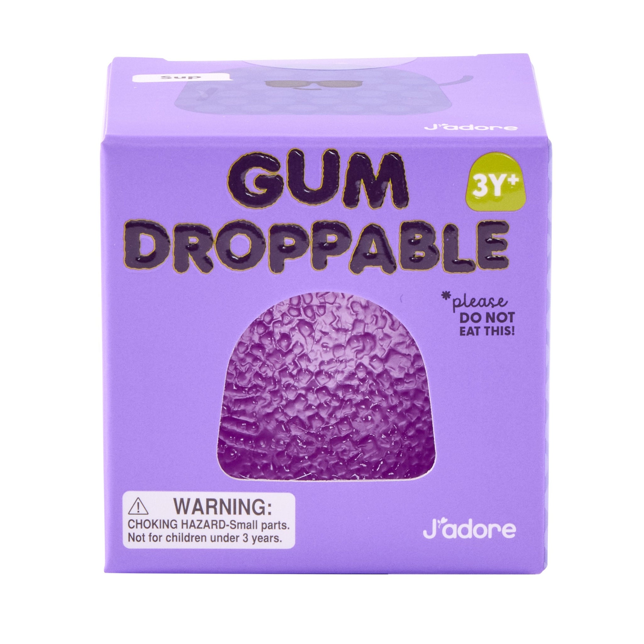 J'adore Gum Droppable Squishy - Purple